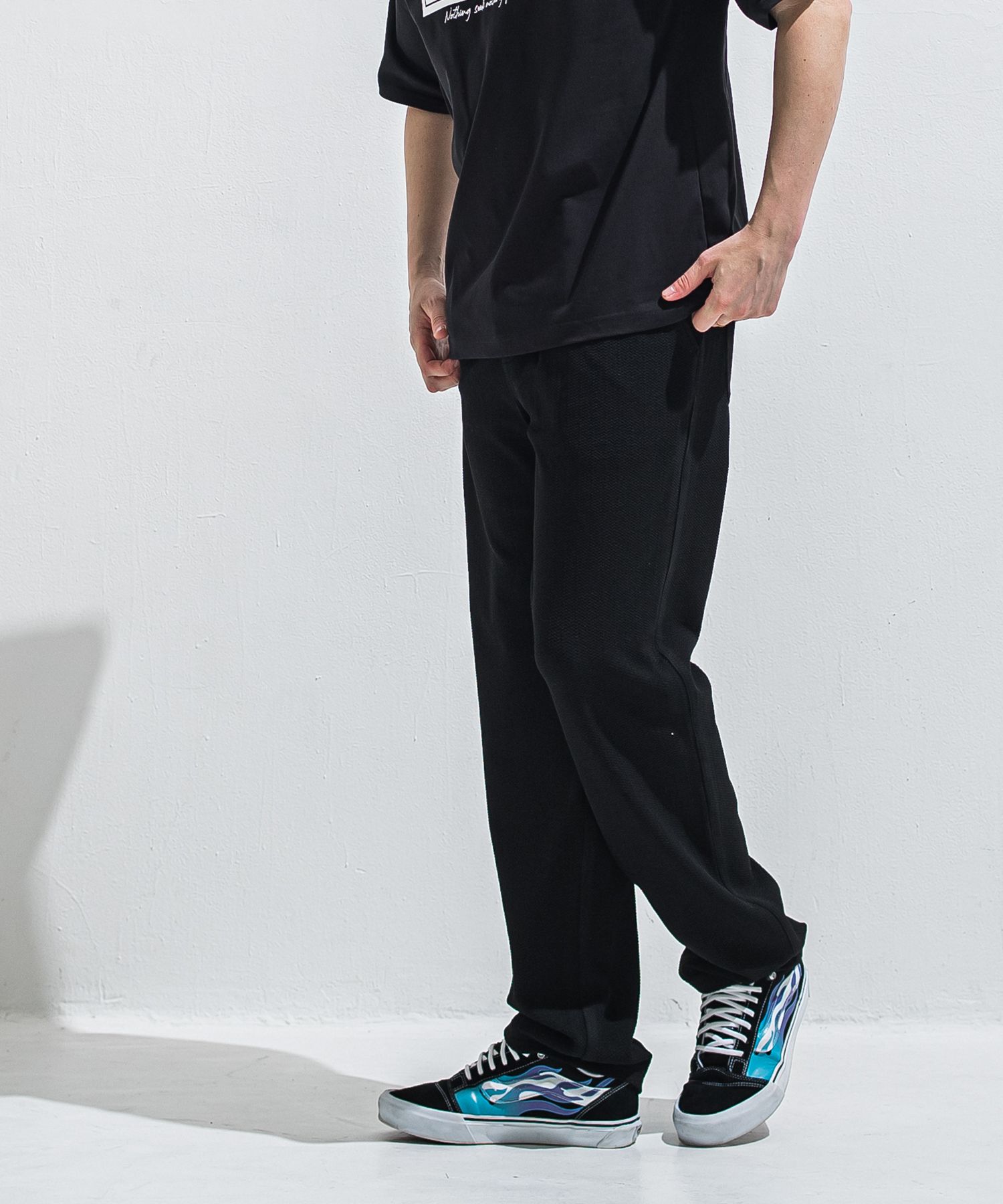 SEMI WIDE TUCK PANTS / RC40-ST-016WT / セミワイドタックパンツ / ブリスターブラック (4月中旬入荷予定)