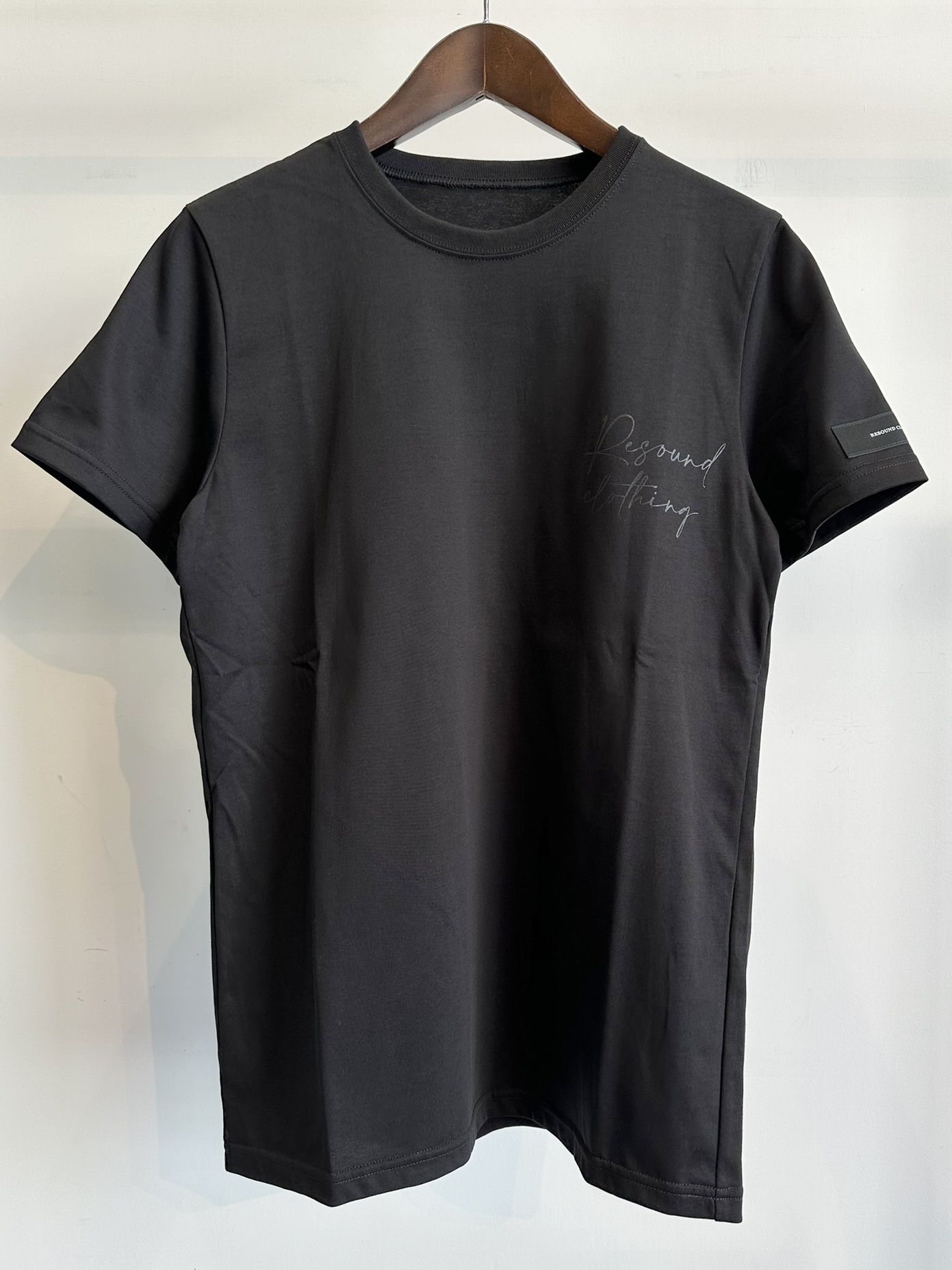 ICON BASIC TEE / RC32-T-001 / バックロゴTシャツ / ブラック×ブラック