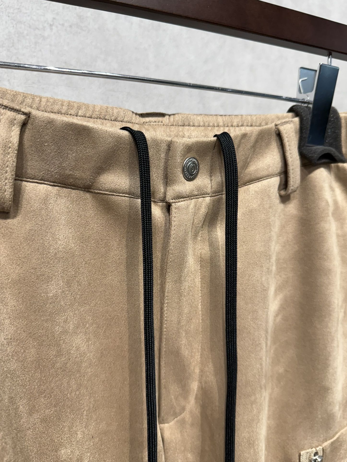 DAVID CARGO PANTS / RC38-ST-040 / スエードワイドカーゴパンツ / ブラウン