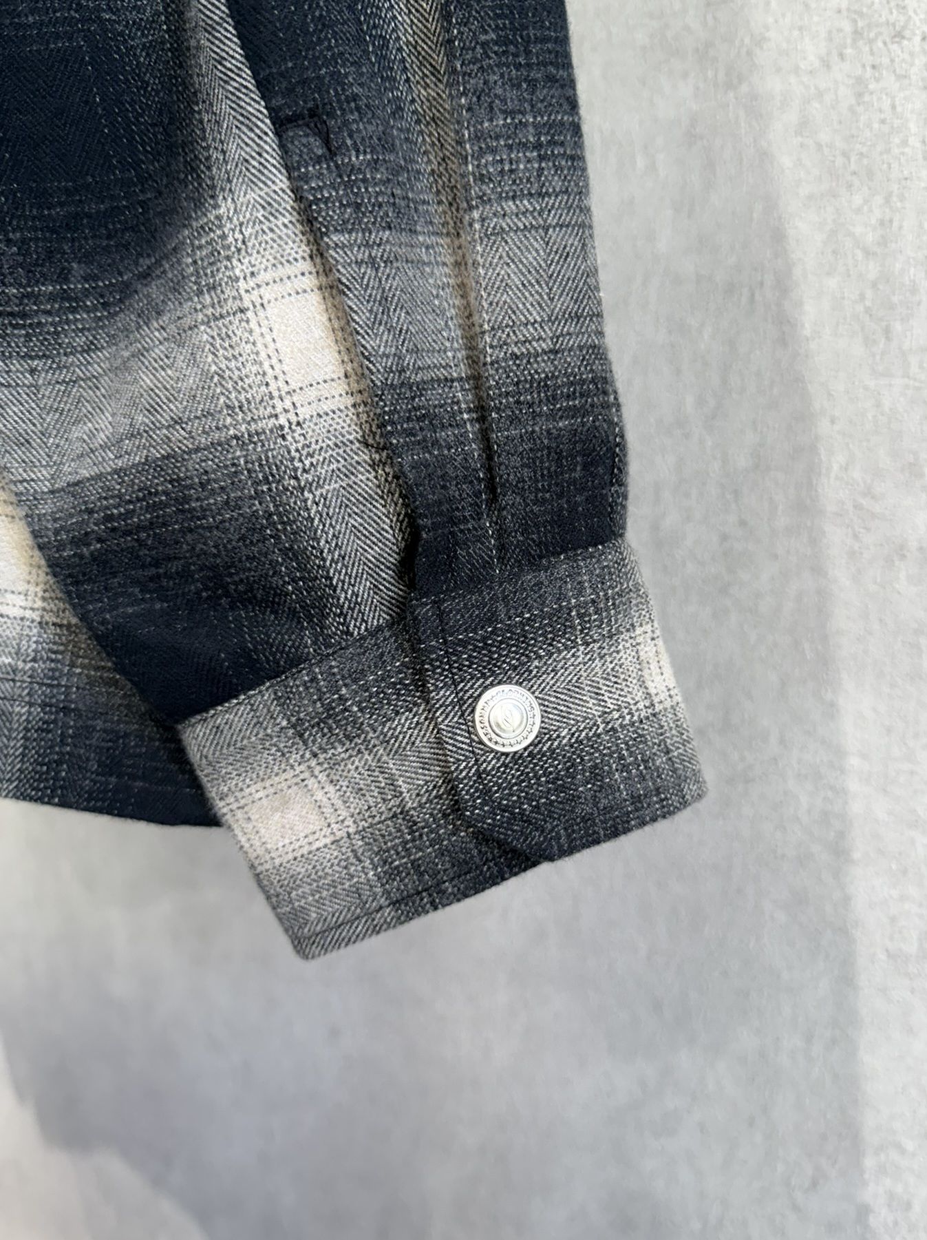 FLANNEL CHECK JK / RC38-JK-007 / フランネルチェックCPOジャケット / ブラック