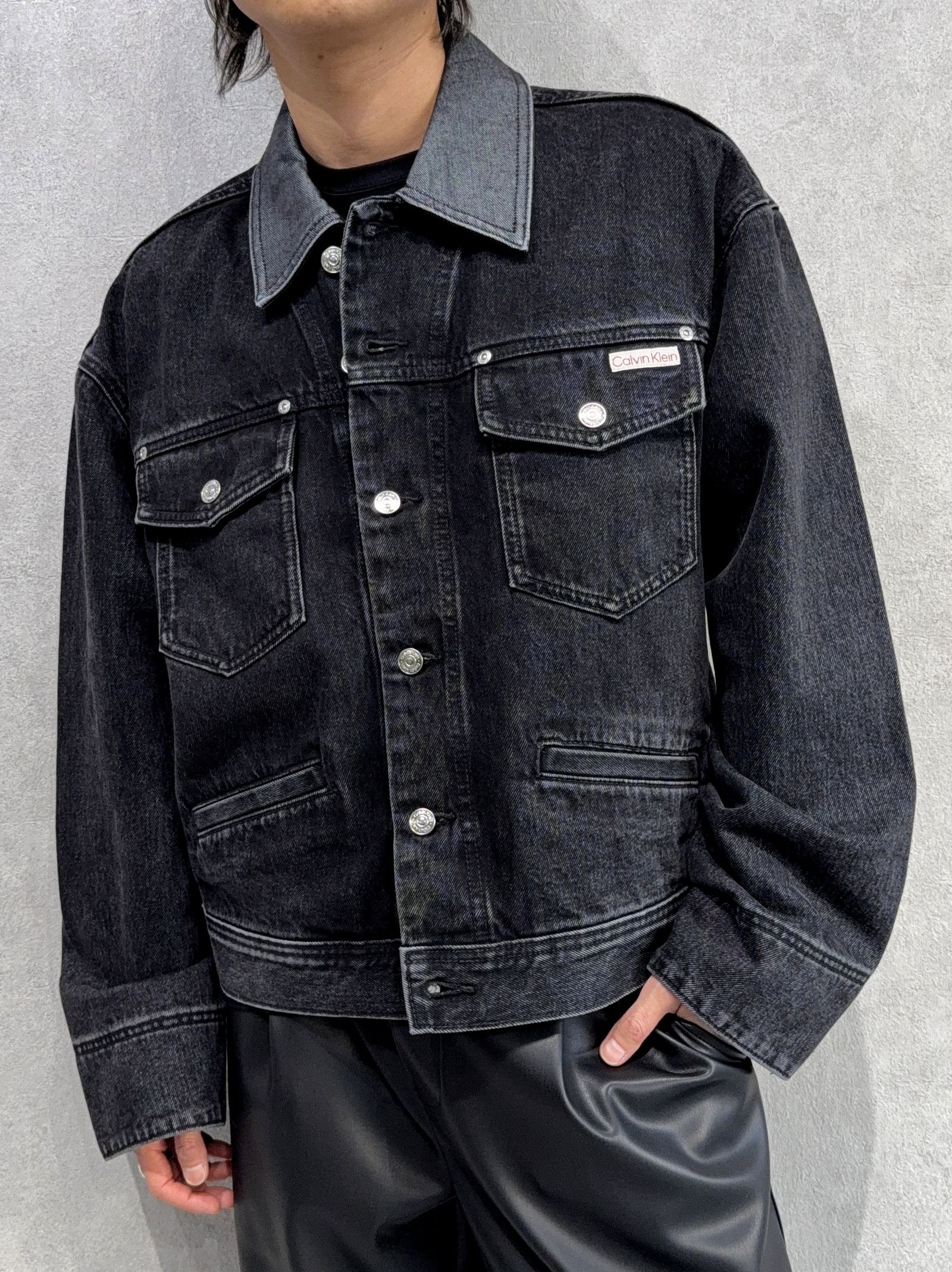 80s アイコントラッカー205ブラックシャインデニムジャケット / 4RD738G / 01H(ブラック)