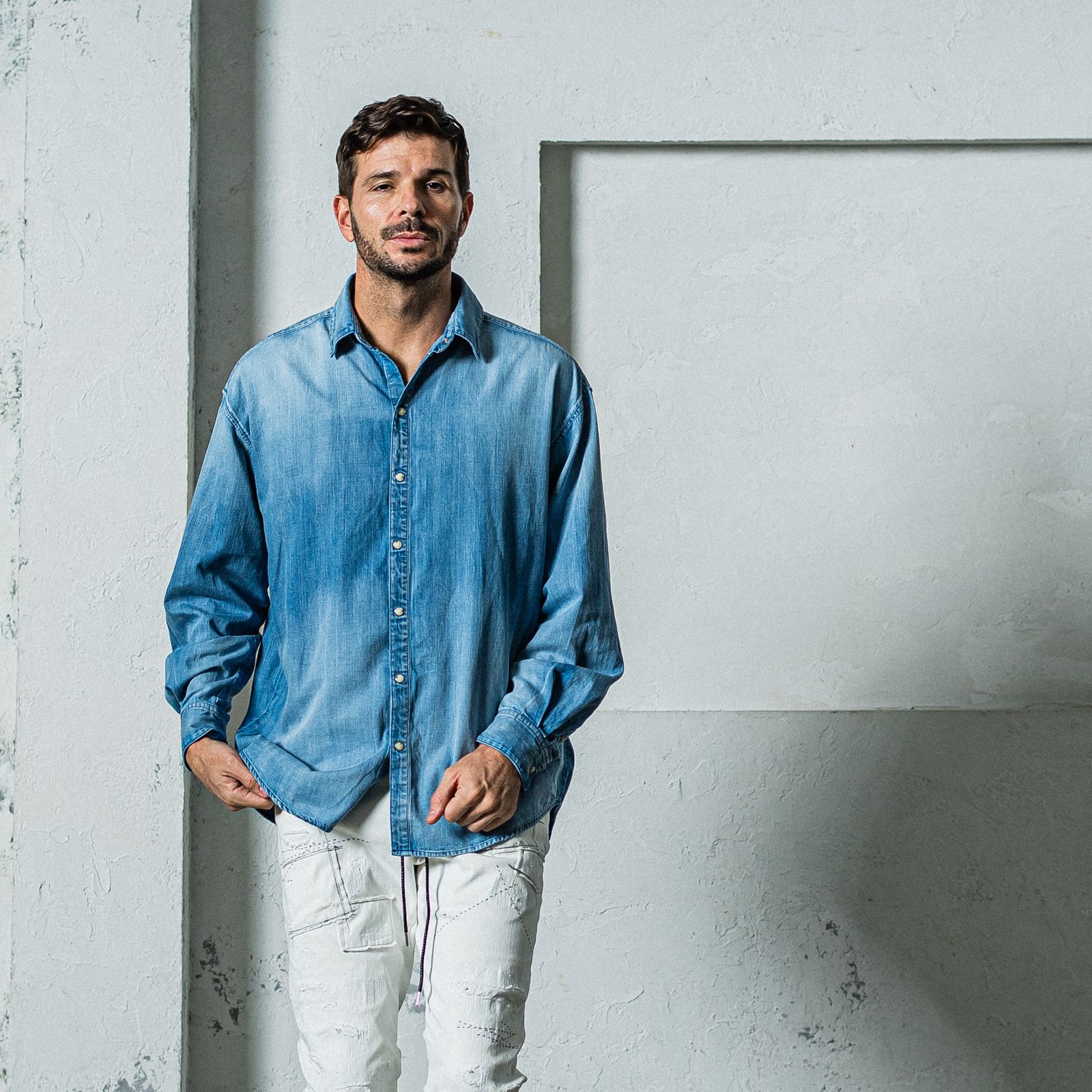 DENIM JACK SHIRTS / RC35-SH-001D / オーバーデニムシャツ / インディゴユーズド