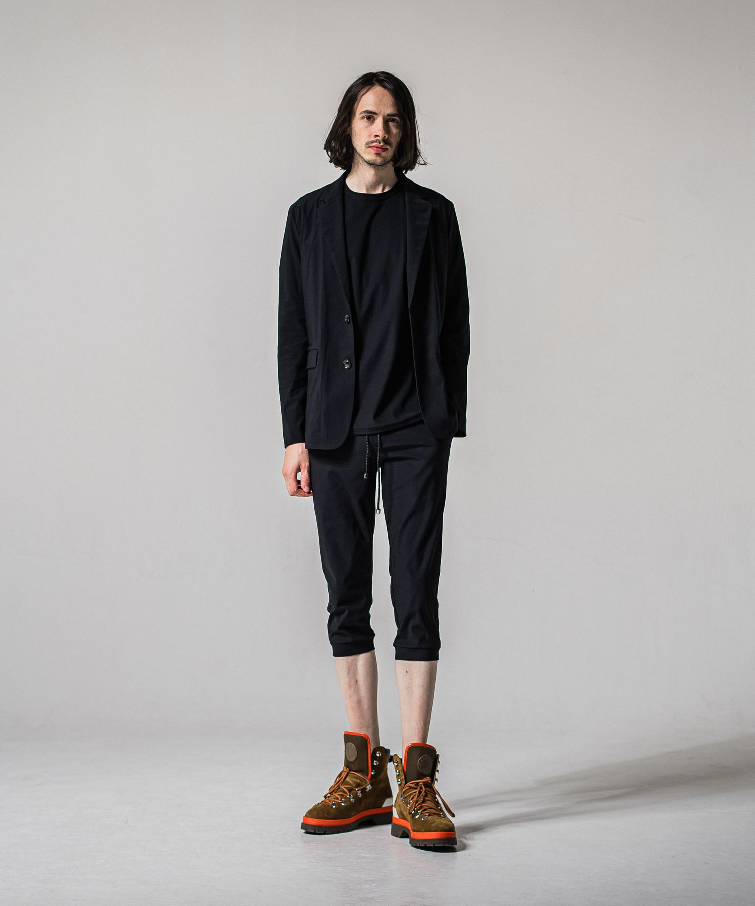 GARY LOOSE JACKET / RC39-JK-001 / ナイロンルーズテーラードジャケット / ナイロンブラック (2月下旬入荷予定)