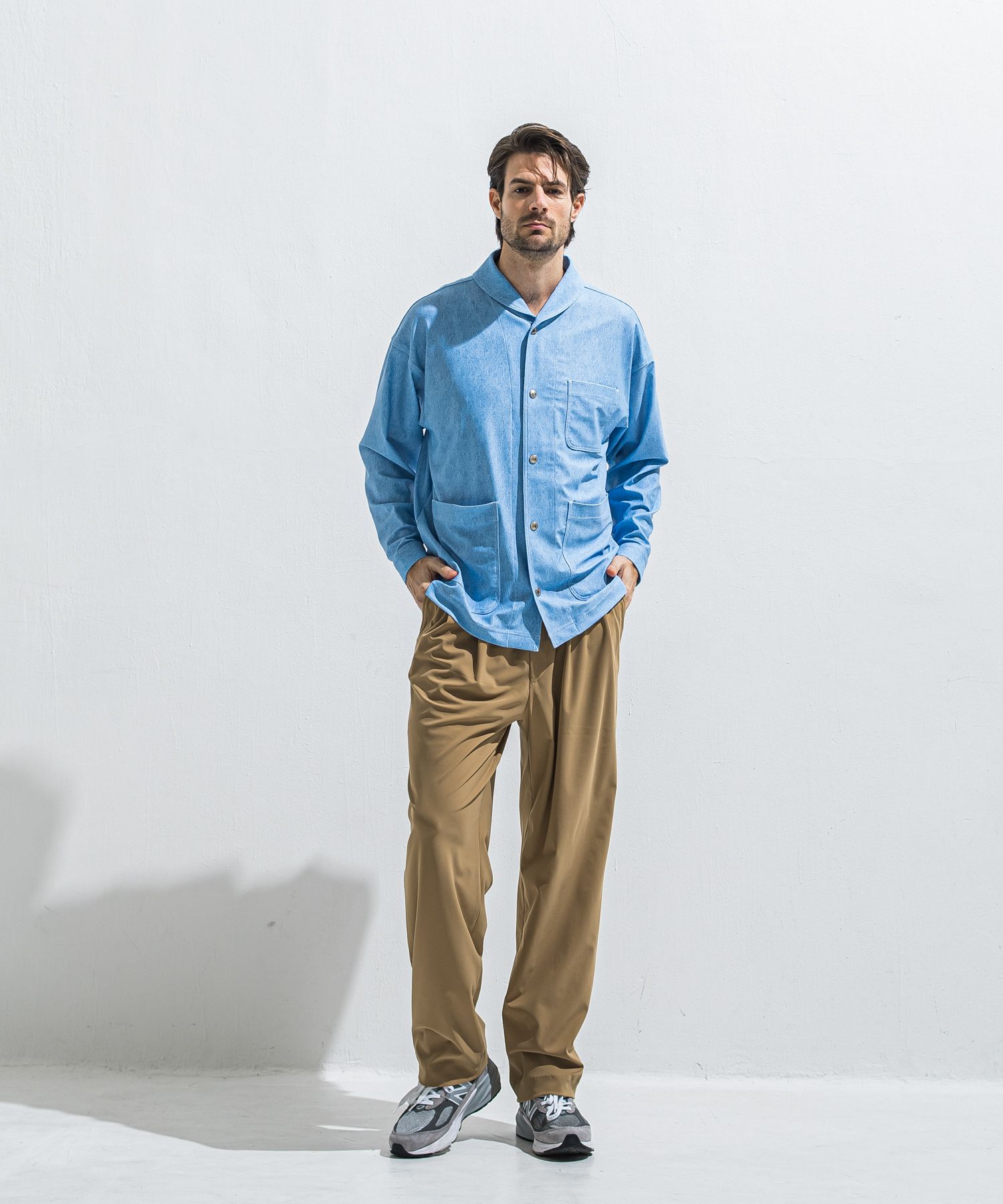 BEN PANTS / RC40-ST-038 / スーパーワイドパンツ / ブラウン (5月中旬入荷予定)