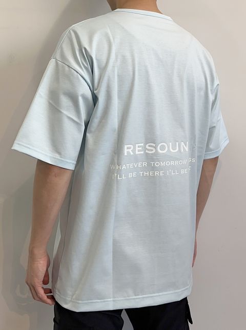 BACK ICON ROGO LOOSE TEE / RC27-T-001 / バックロゴビッグTシャツ / サックス※