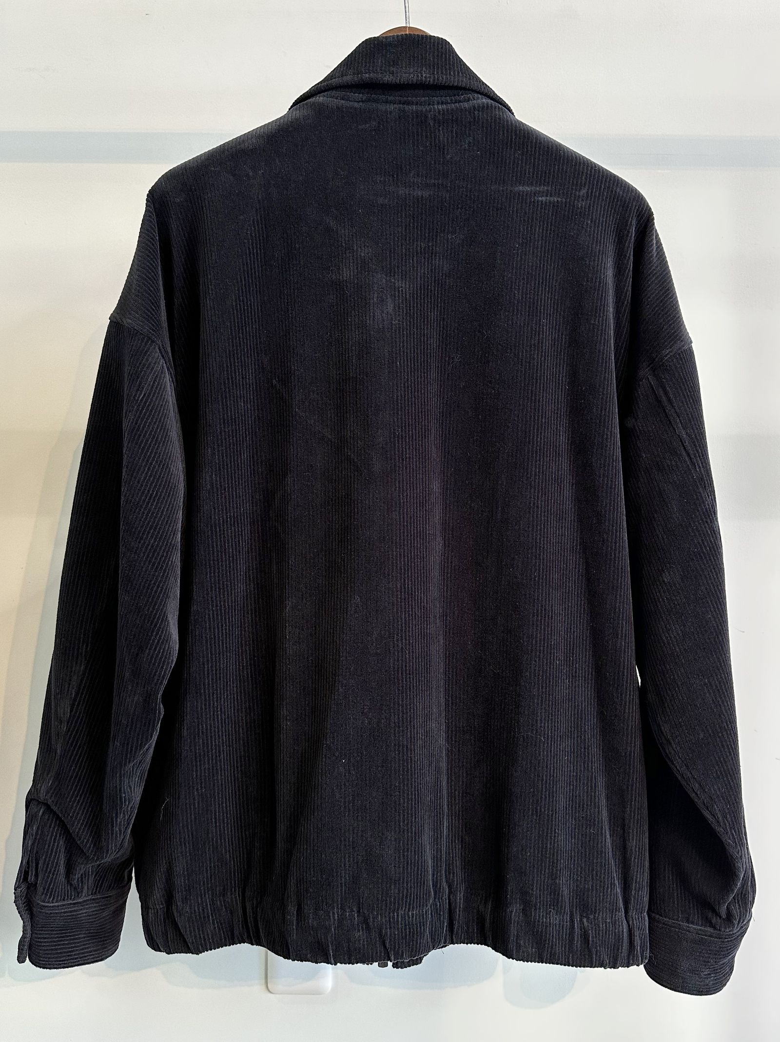CORDUROY FW JACKET / RC29-JK-005 / コーデュロイジャージブルゾン / ブラック