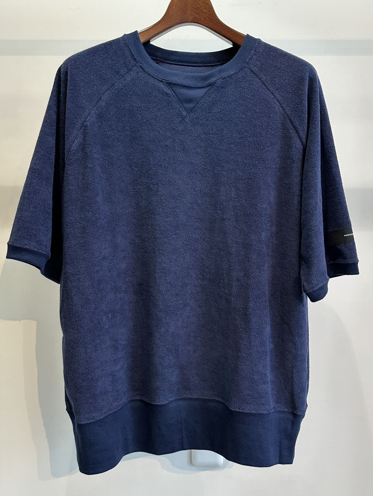 PILE HALF SLEEVE / RC32-T-007 / パイルビッグTシャツ / ネイビー