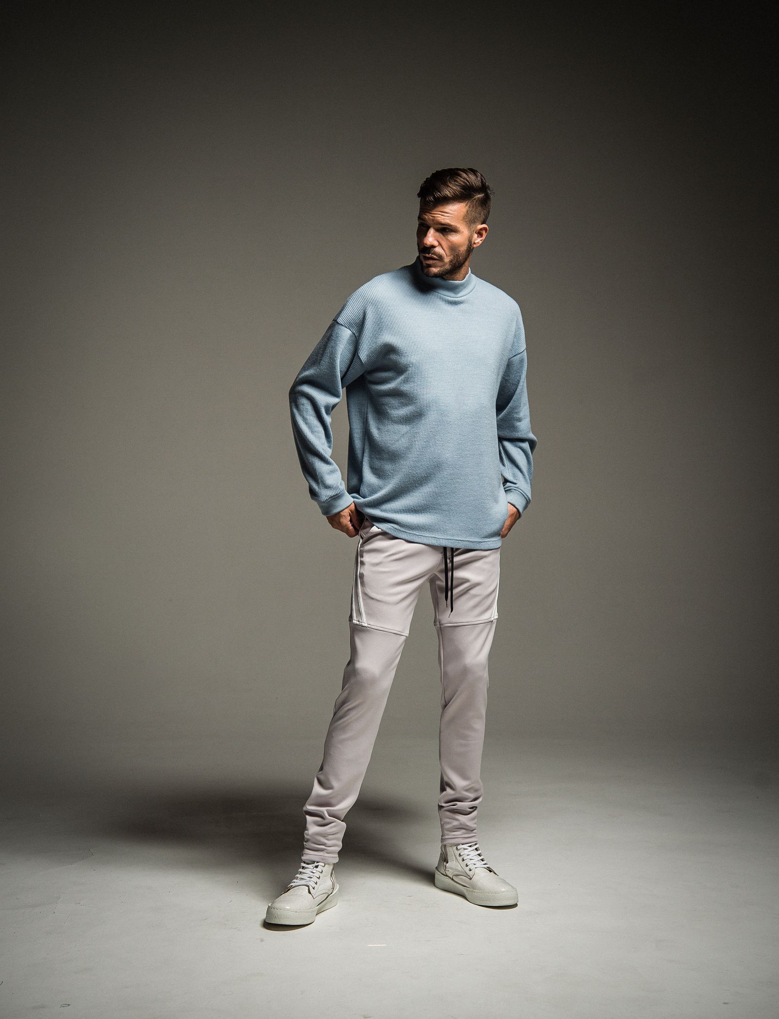 MOCKNECK OVER KNIT / RC22-K-001 / モックネックニット