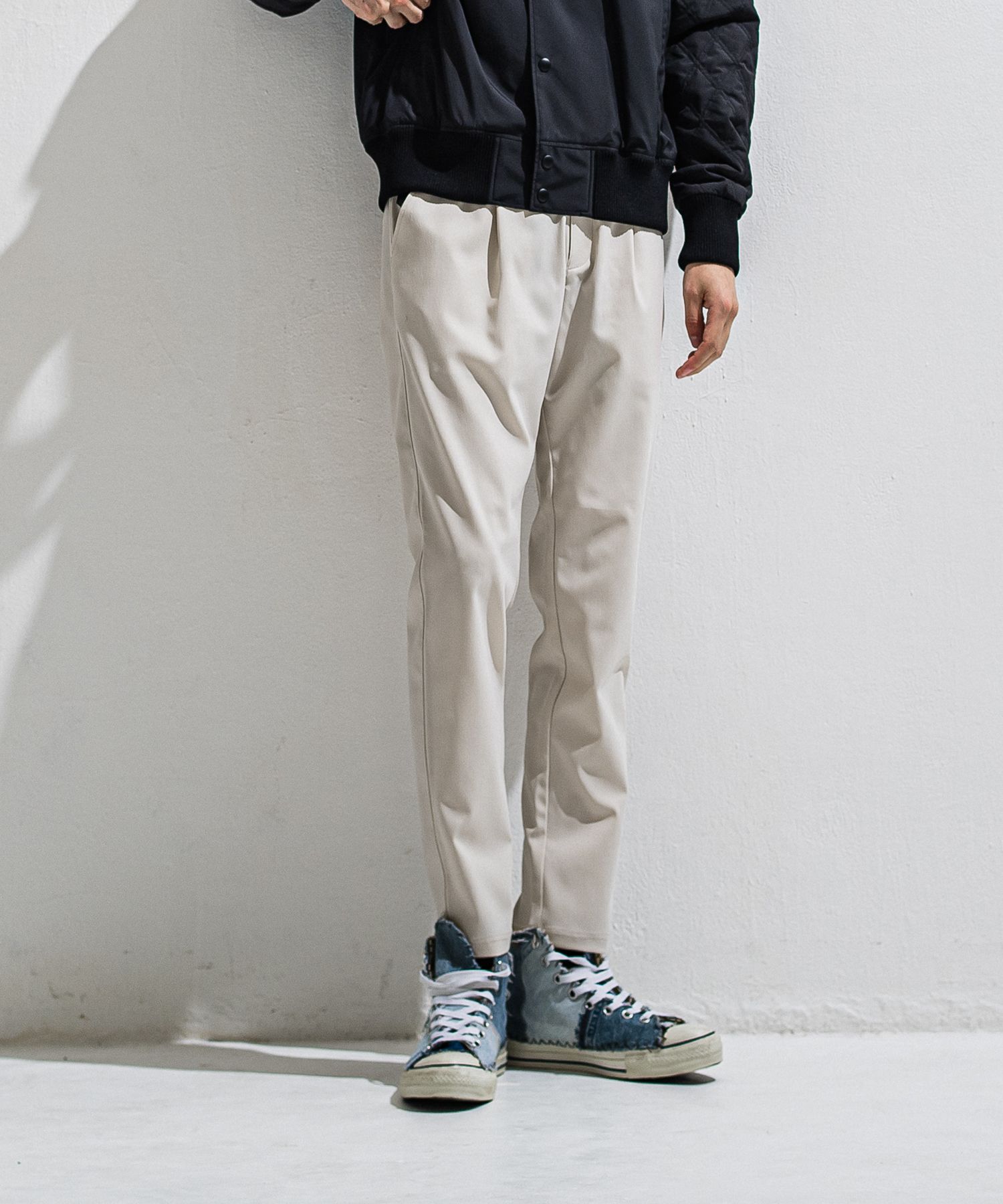 GAVIRIA SLACKS EASY PANTS / DP1-ST-001 / スラックスイージーパンツ / ベージュ (3月中旬入荷予定)