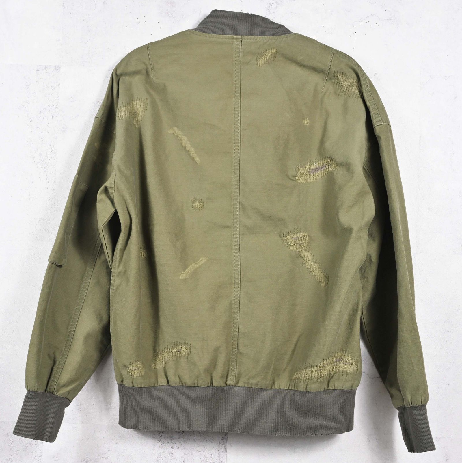 LIGHT DAVID JACKET / RC39-JK-002 / ミリタリーライトMA-1 / カーキクラッシュ (2月下旬入荷予定)