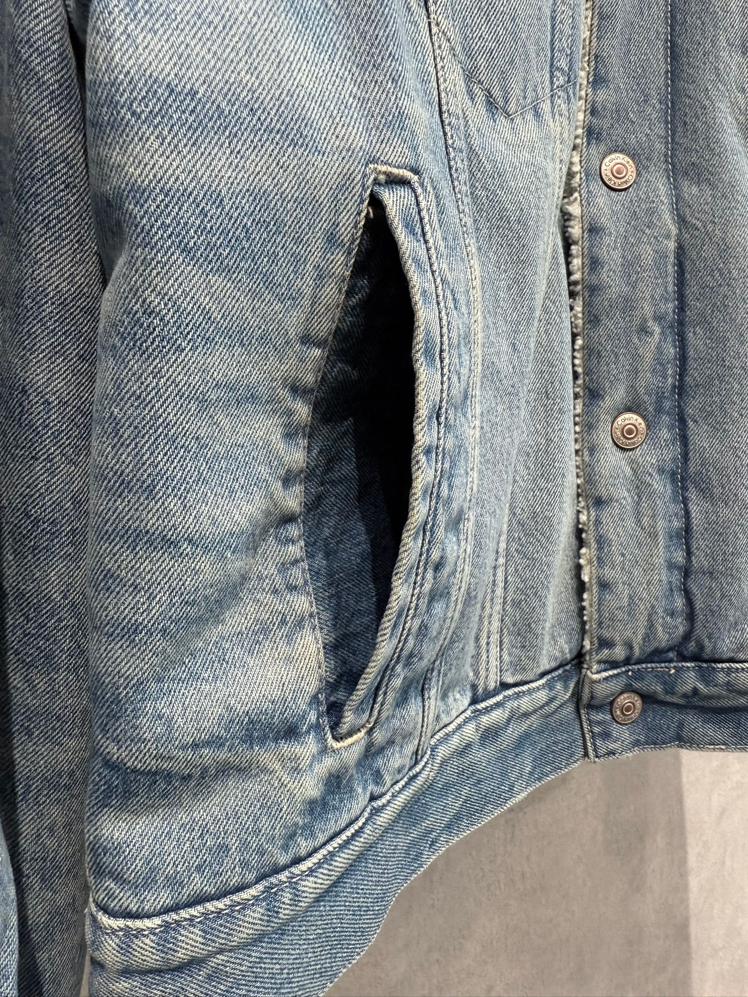 90s シェルパトラッカージャケット / ボアデニムジャケット / 4RD310G / 01J(ライトブルー)