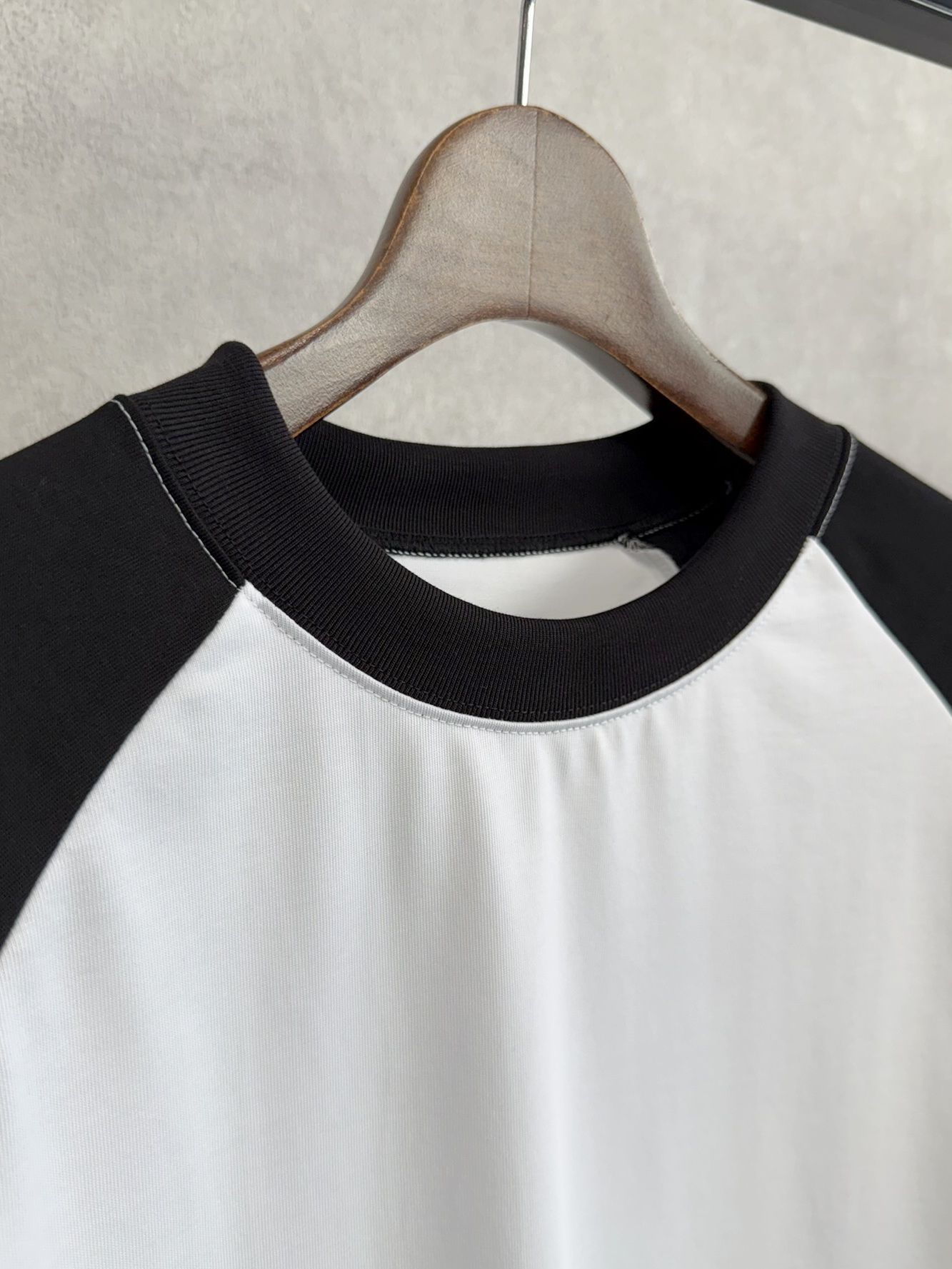 BACK RC RAGLAN OVER TEE / RC39-T-001 / バックロゴラグランビッグTシャツ / ホワイト×ブラック
