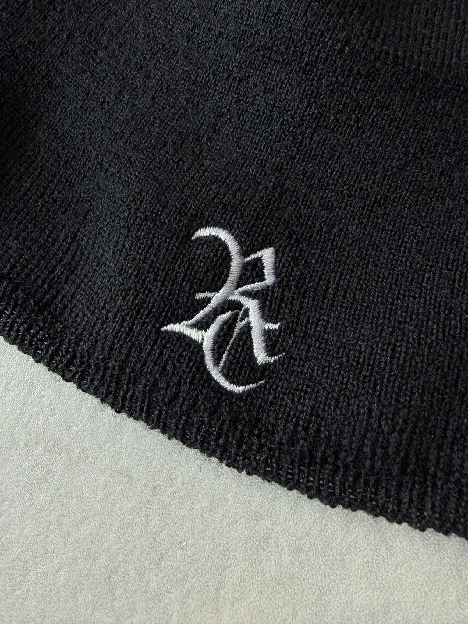 WOOL KNIT CAP / RC38-CAP-003 / ウールニットキャップ / ブラックRC