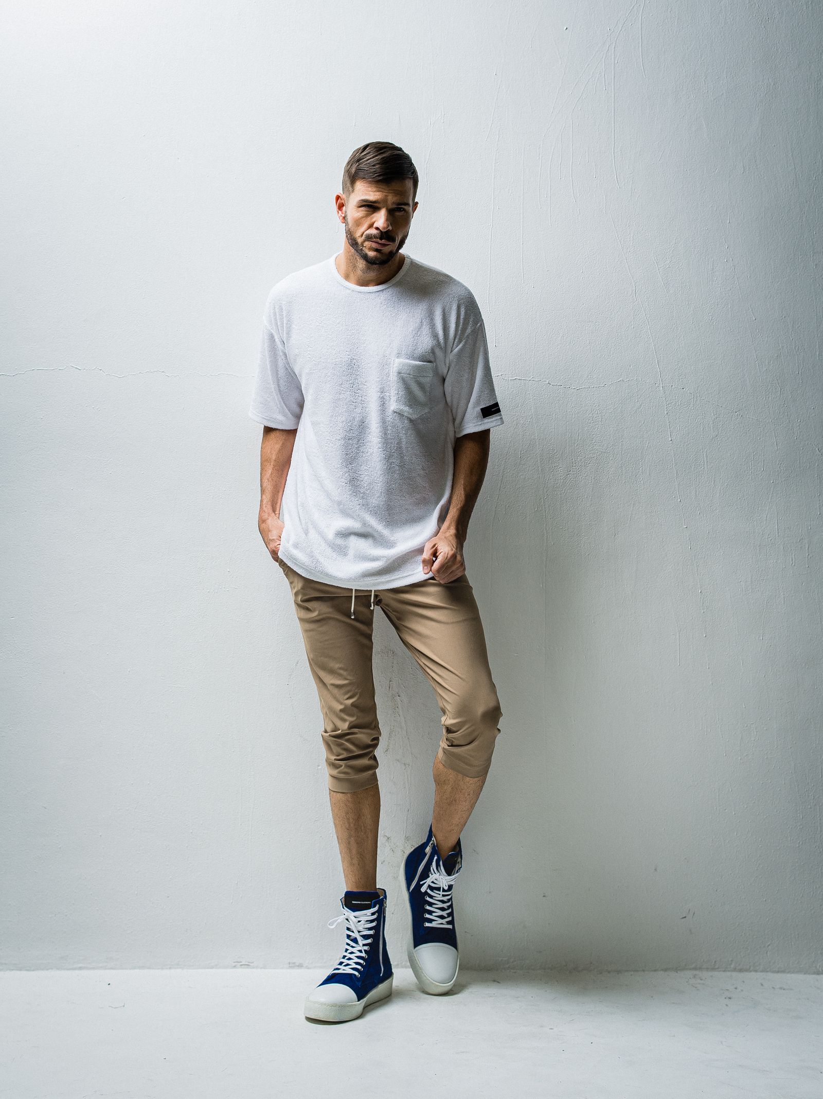 PILE LOOSE POCKET TEE / RC27-T-005 / パイルビッグポケットTシャツ / ホワイト※