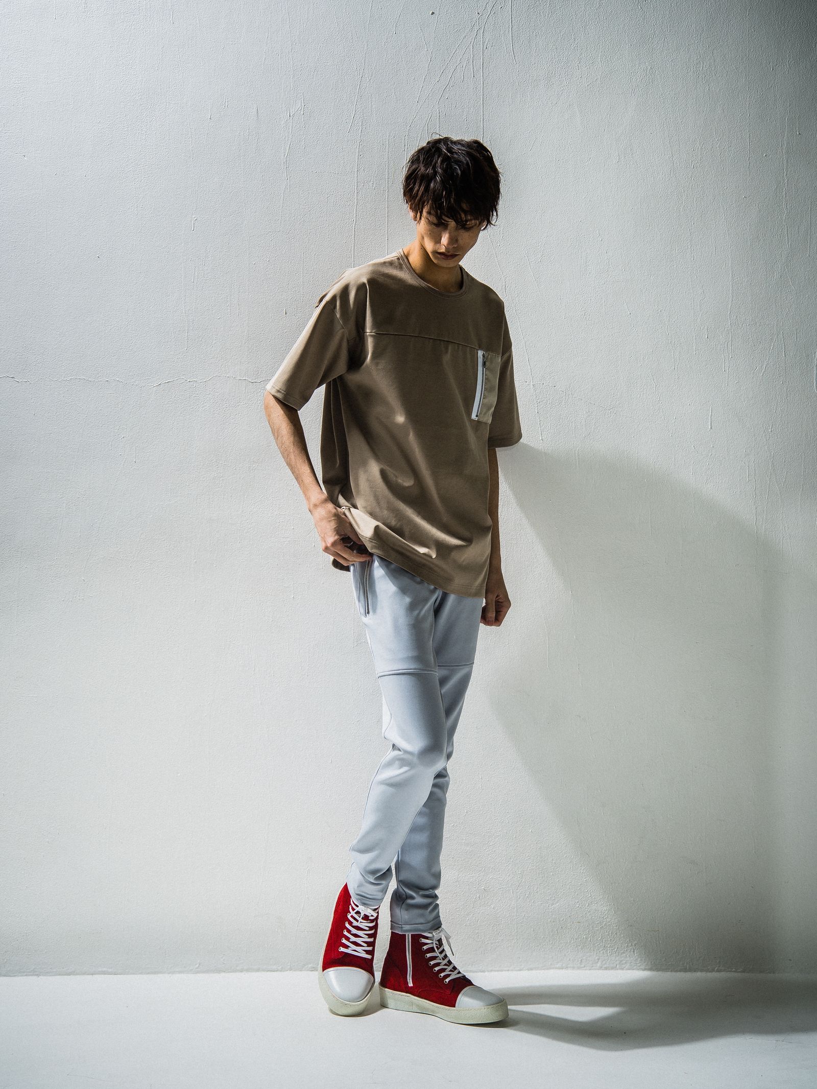 NYLON POCKET LOOSE TEE / RC24-T-006 / ビッグTシャツ