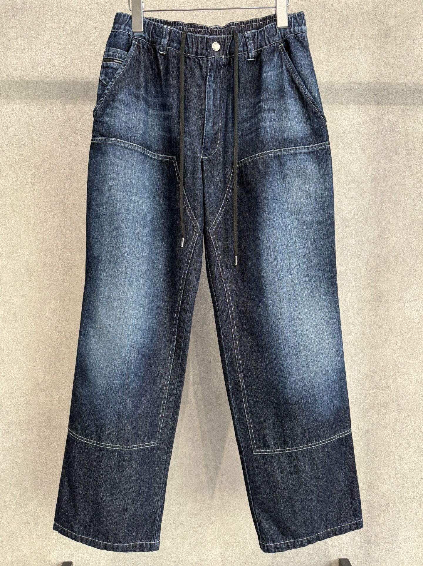 DOUBLE KNEE PT / RC39-ST-041 / ダブルニーワイドデニムパンツ / ダークインディゴ