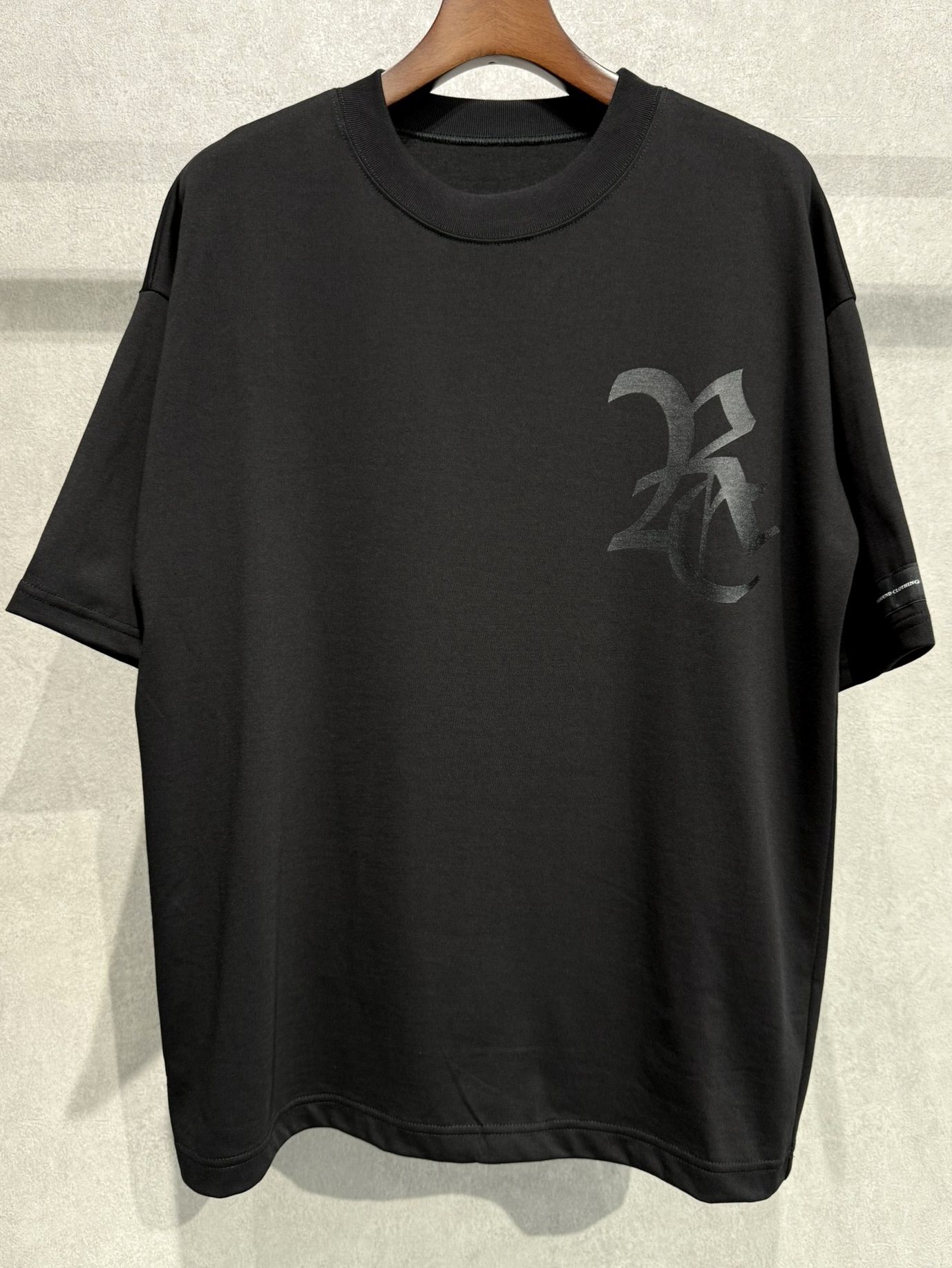 RC OVER TEE / RC36-T-006 / RCロゴビッグTシャツ / ブラック×ブラック
