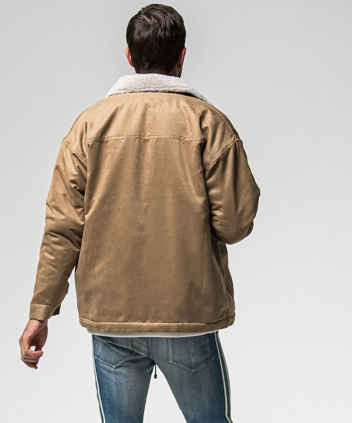 SUEDE FUR CAVER ALL / RC38-JK-003 / スエードファーカバーオール / ブラウン (11月中旬入荷予定)