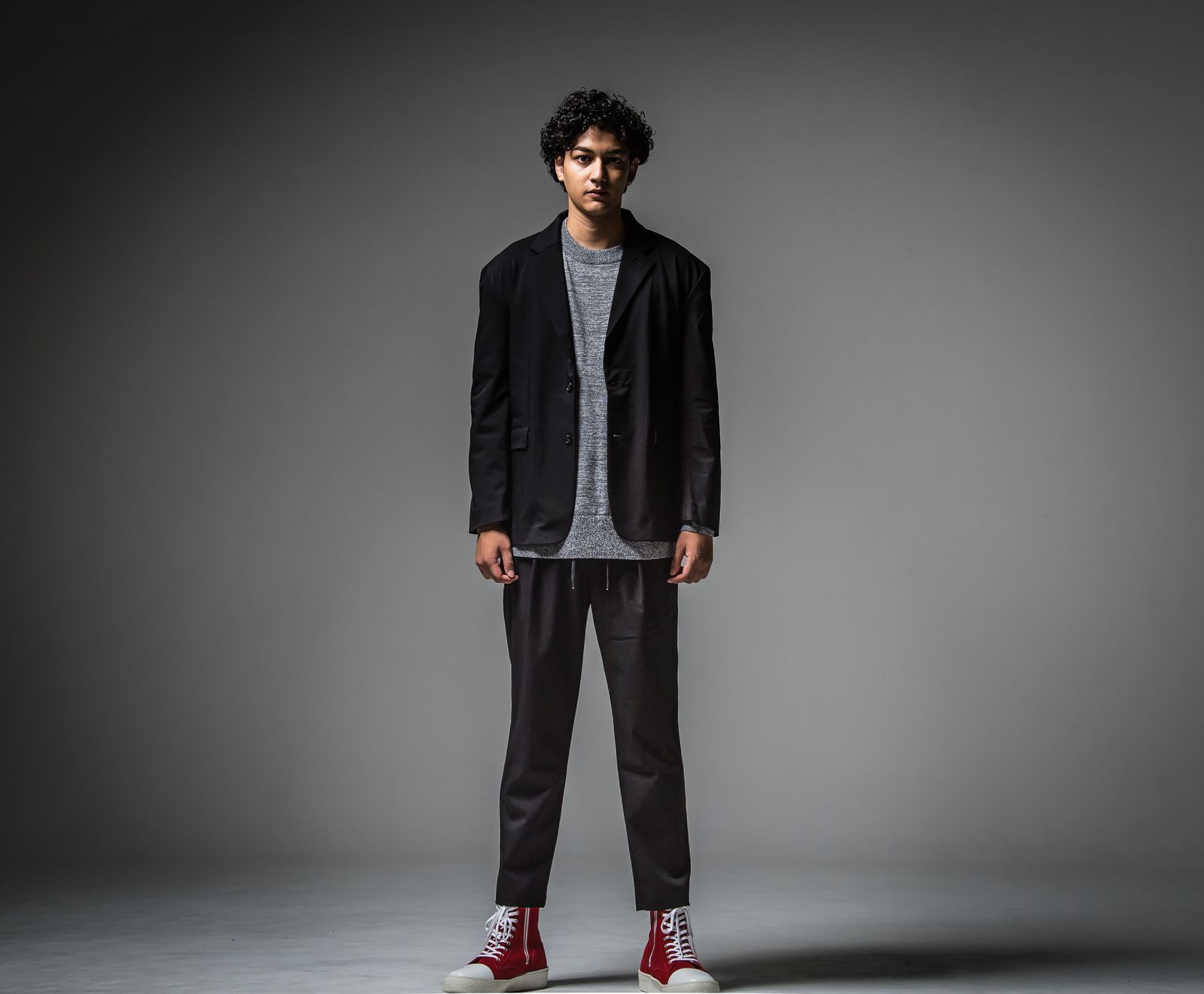 MARTIN 2TUCK PANTS / RC30-ST-035 / 2タックイージーパンツ / ブラック