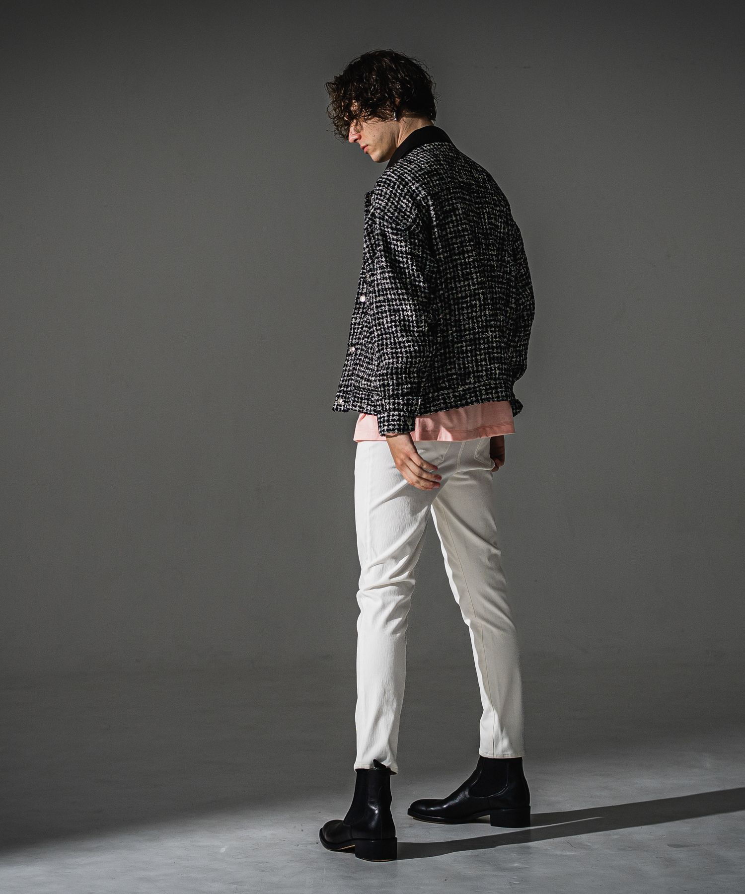 FCTWEED 2ND JK / RC41-JK-002 / ファンシーツイードジャケット / ブラック (9月下旬入荷予定)
