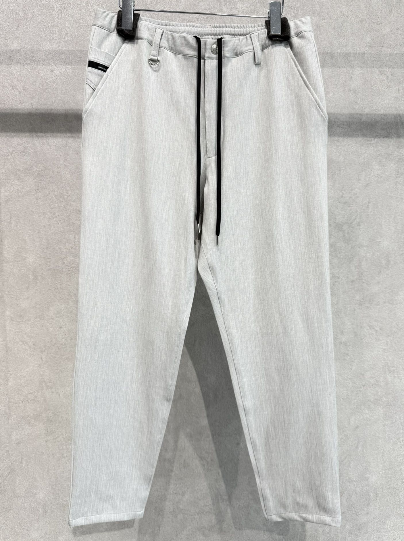 PAT WIDE EASY PANTS / RC38-ST-036BN / ワイドテーパードパンツ / グレー (1月上旬入荷予定)