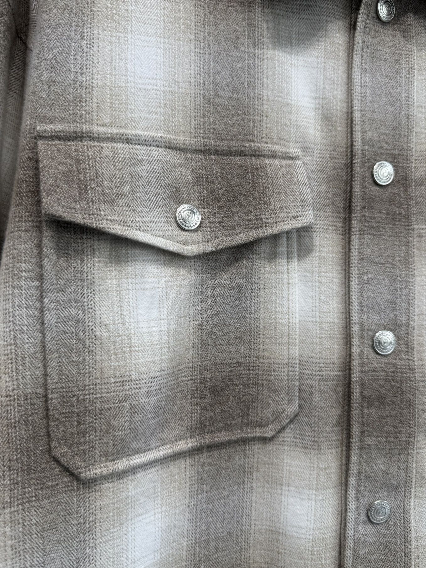 FLANNEL CHECK JK / RC38-JK-007 / フランネルチェックCPOジャケット / ブラウン