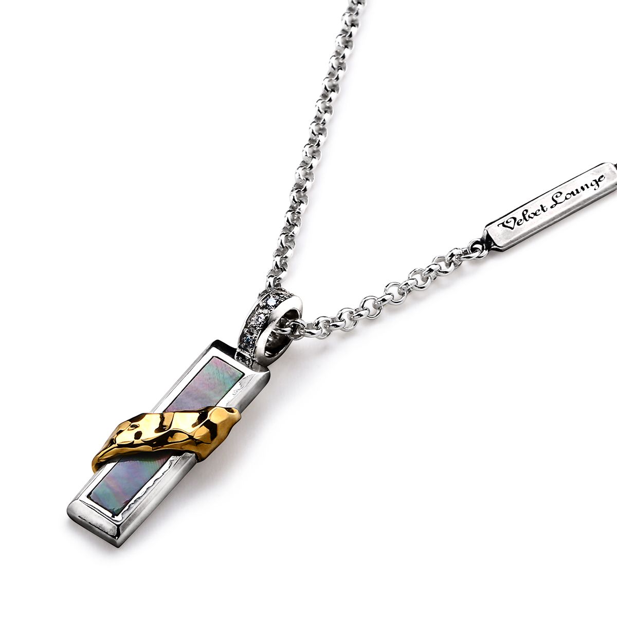 スティックラインペンダント / VLP177WG-BSH / ネックレス