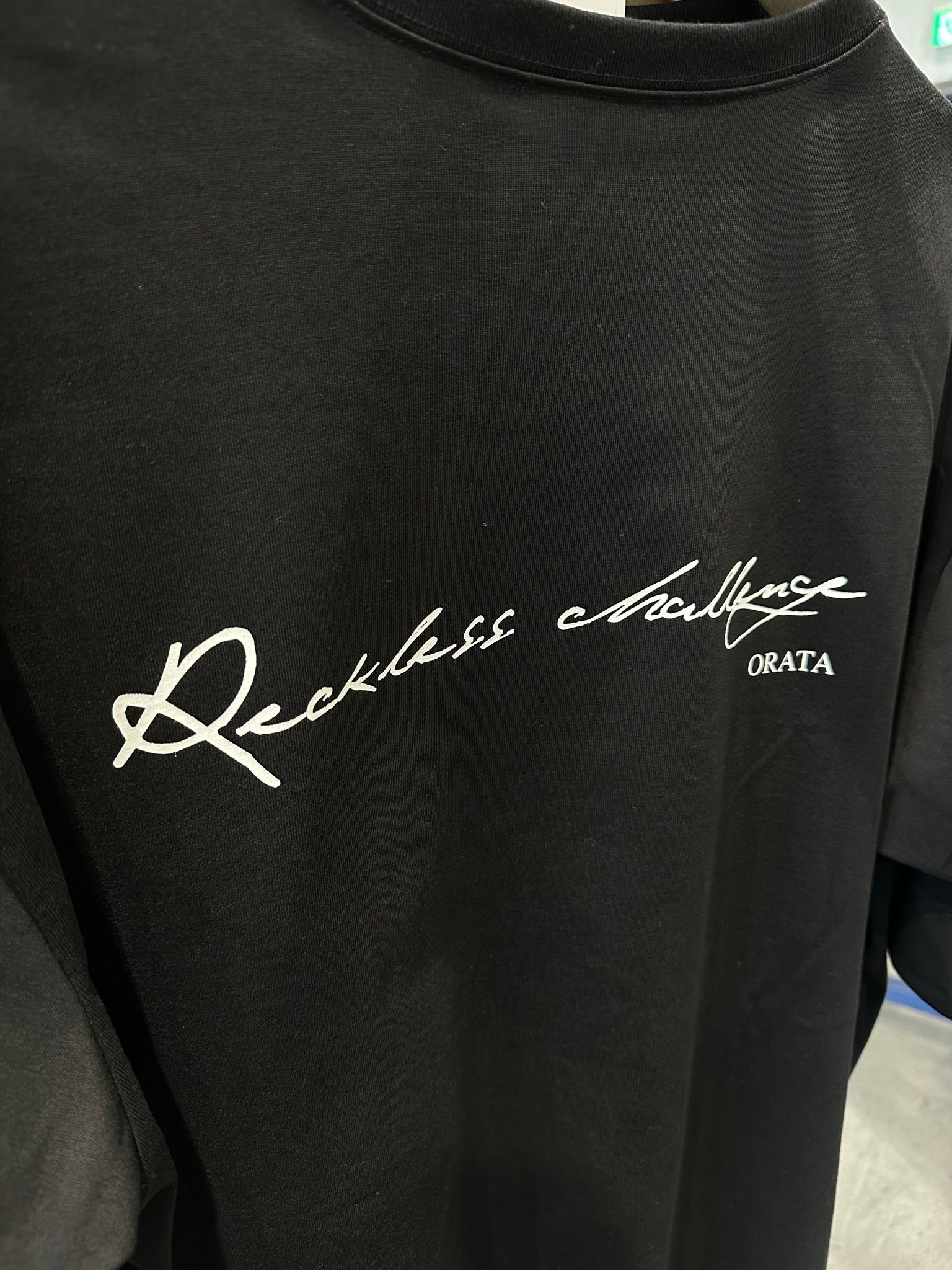 RECKLESS CREW T / OR2-T-003 / プリントTシャツ / ブラック