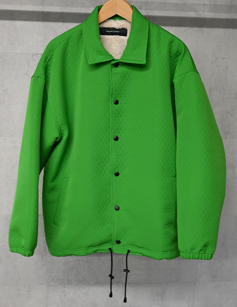 FUR COACH JK / RC38-JK-005 / キルティングファーコーチジャケット / グリーン (11月中旬入荷予定)