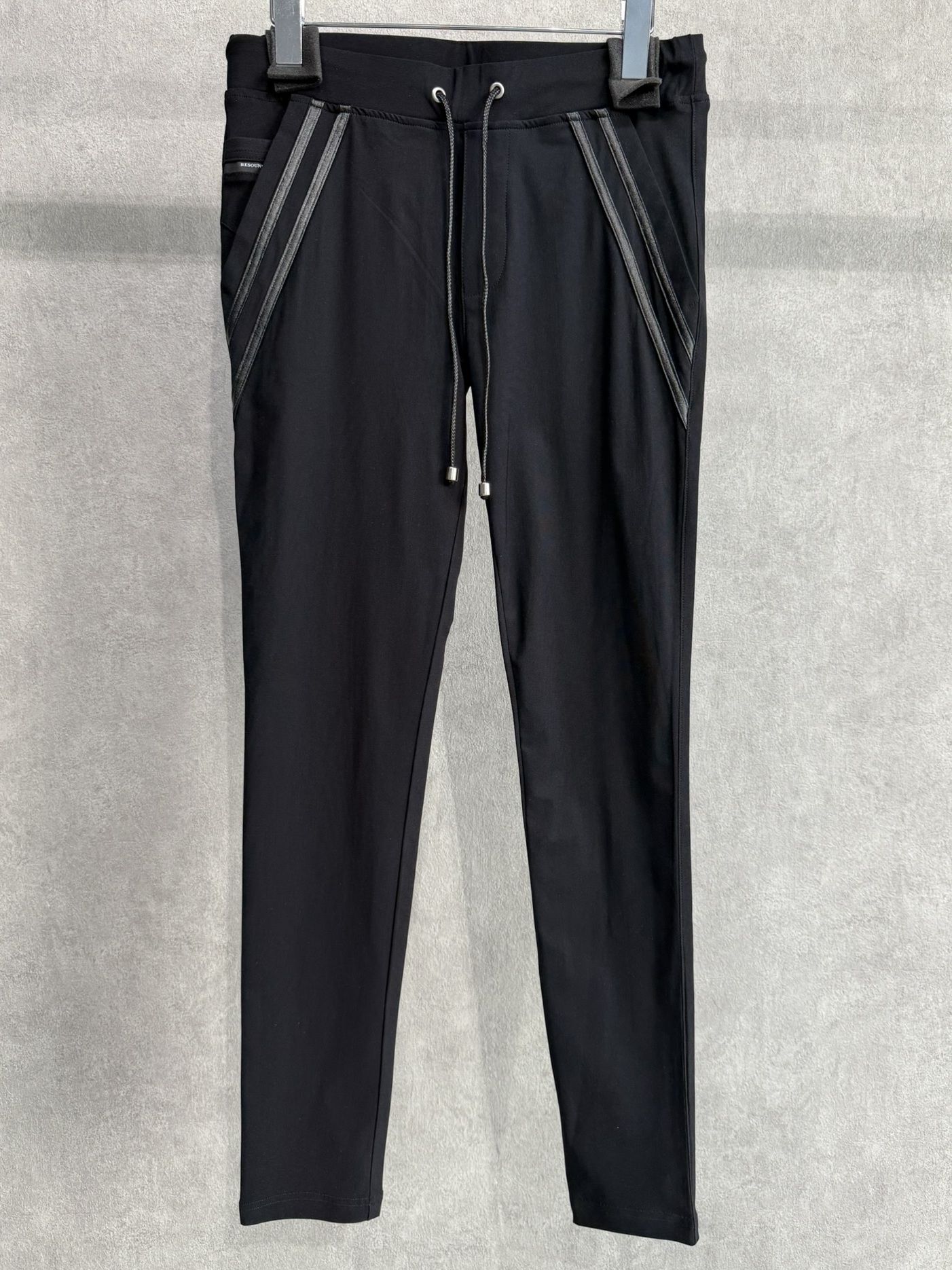 EDGE NYLON PT / BASIC-ST-014 / エッジナイロンラインパンツ / ブラック×ブラック