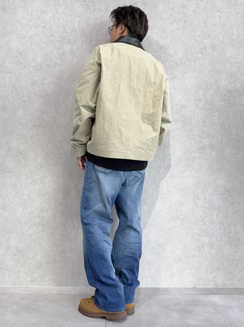 RESOUND新作のクラッシュ加工KINGデニムでアメカジコーデ