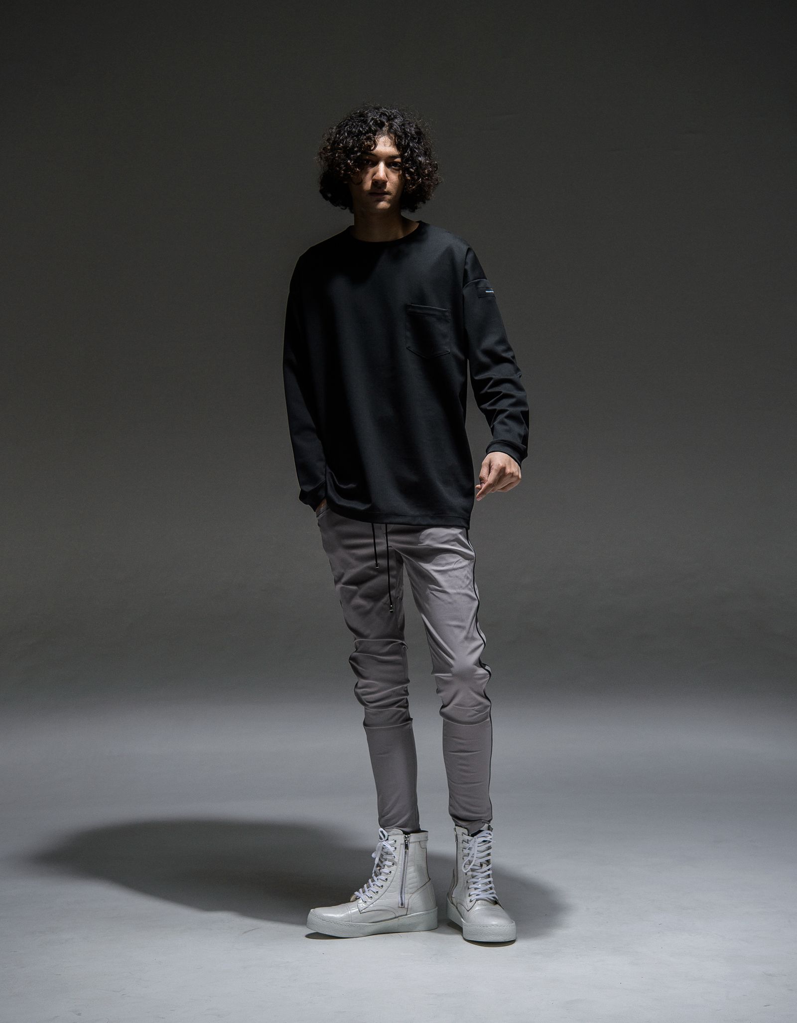 DOUBLE LOOSE POCKET LONG TEE / RC21-T-003 / ロングスリーブTシャツ