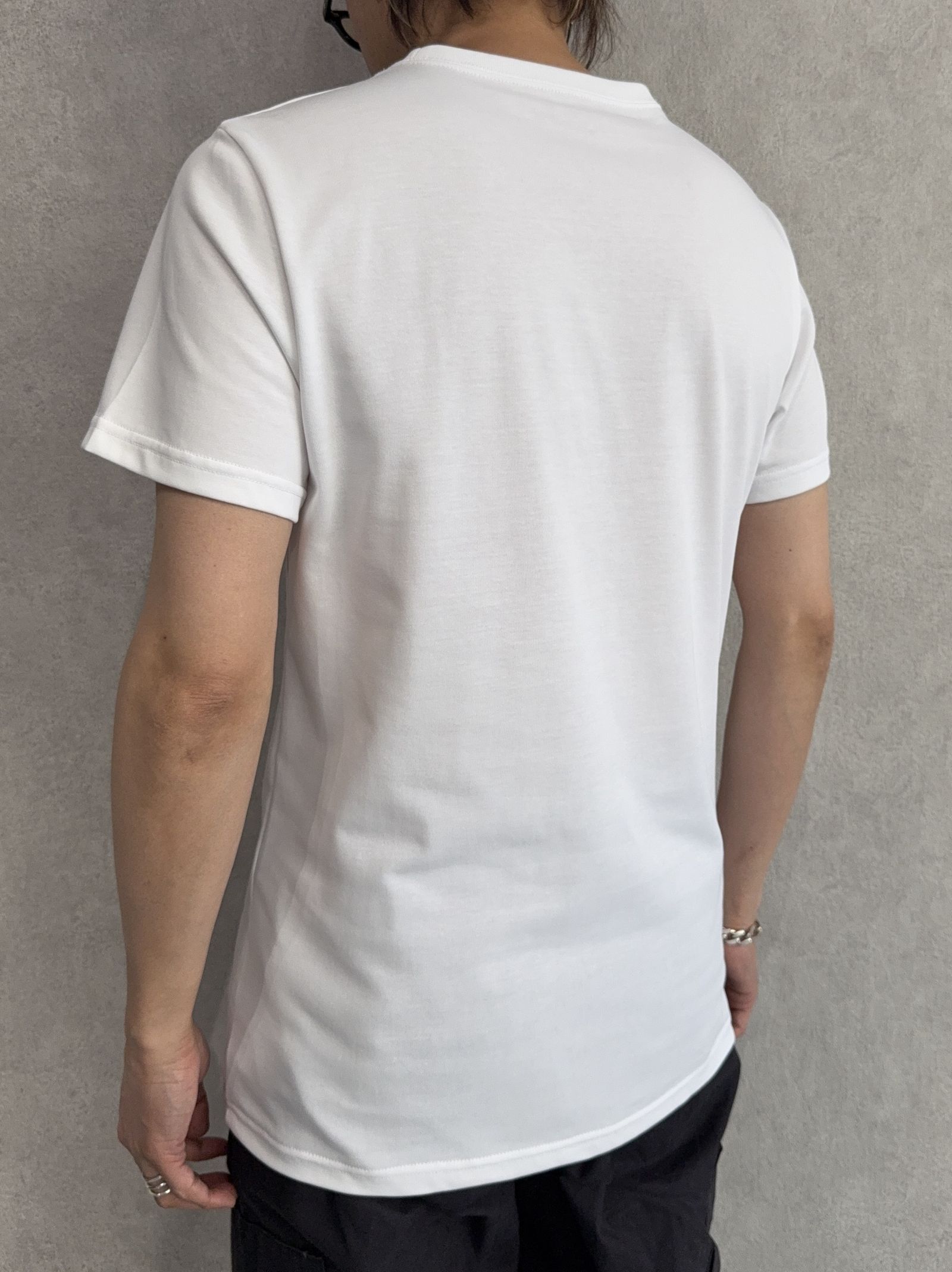 NSNF BASIC TEE / RC35-T-003 / メッセージロゴジャストTシャツ / ホワイト