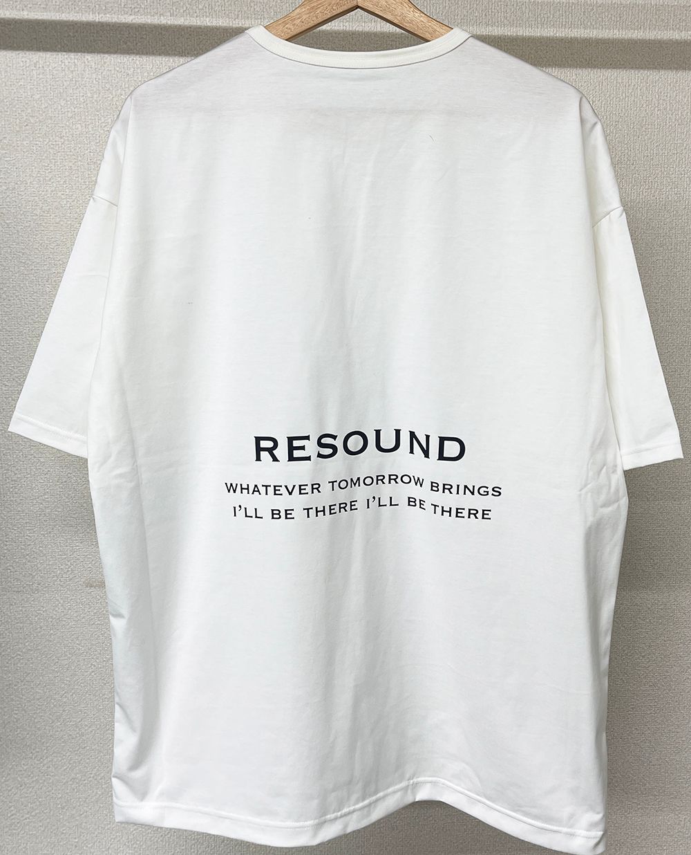 BACK ICON ROGO LOOSE TEE / RC27-T-001 / バックロゴビッグTシャツ / ホワイト※