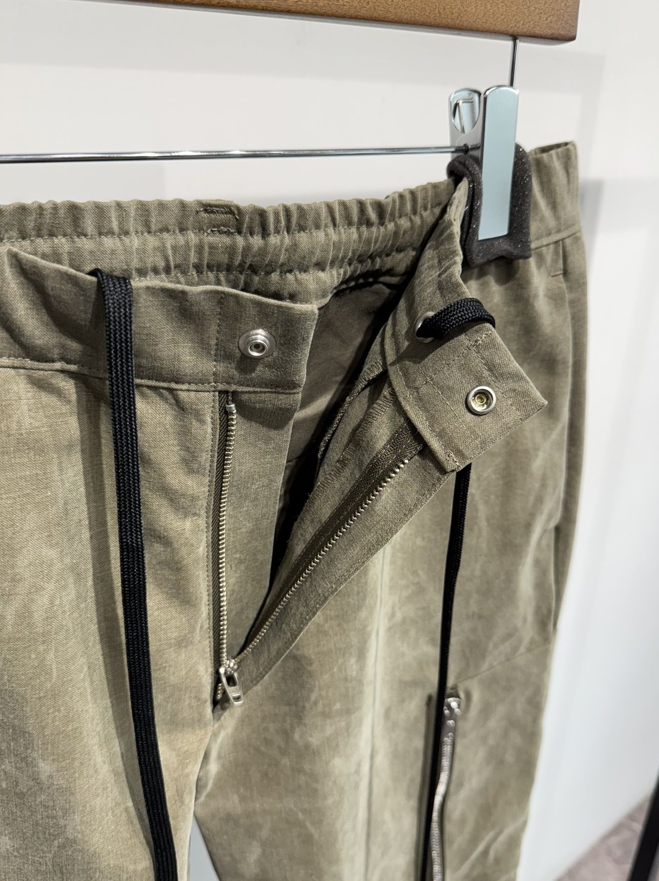 DAVID CARGO PANTS / RC35-ST-040 / ミリタリー裾ゴムカーゴパンツ / ヴィンテージカーキ