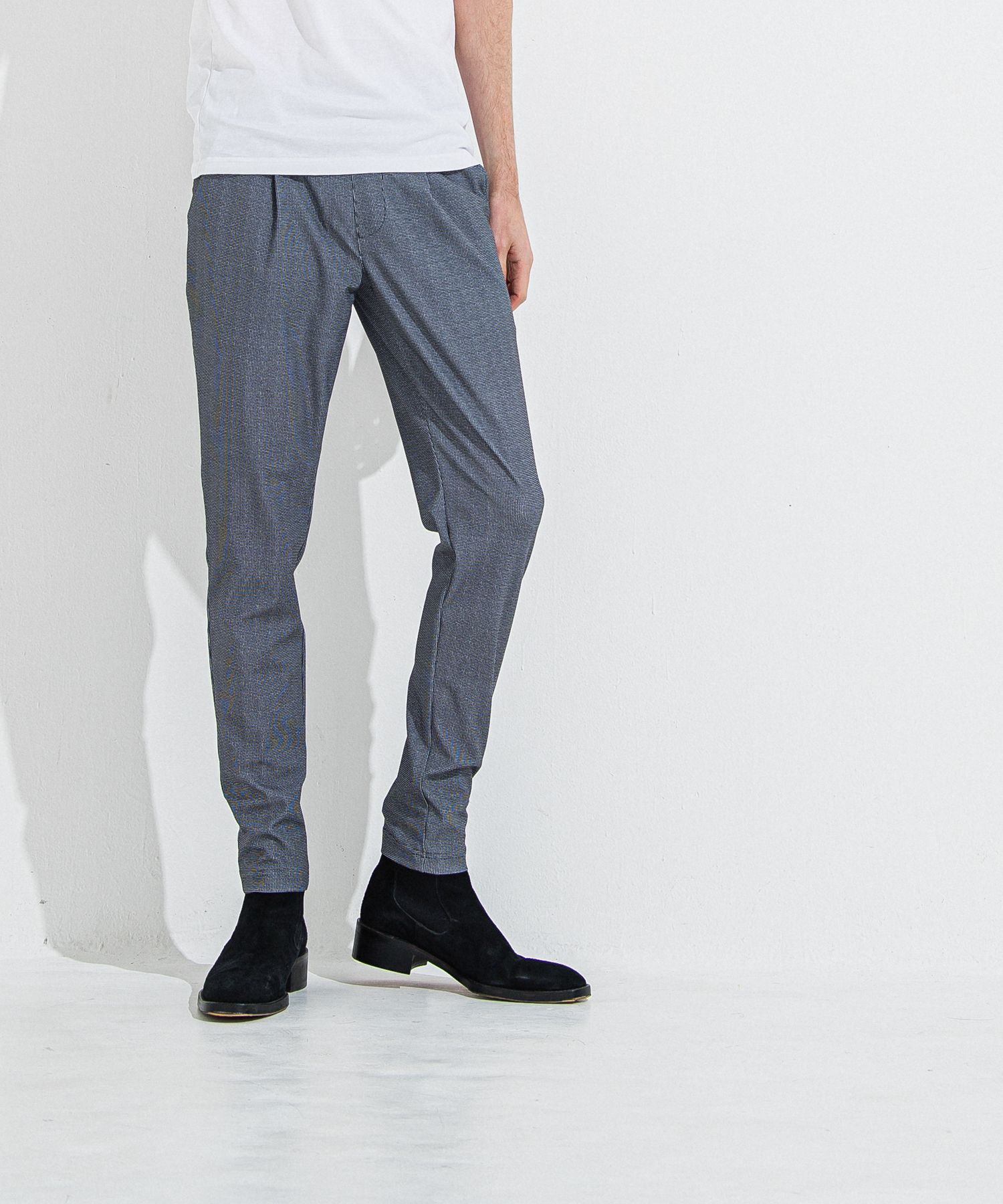 CHRIS EASY TUCK  PANTS / RC36-ST-016T / イージータックパンツ / チェックブラック
