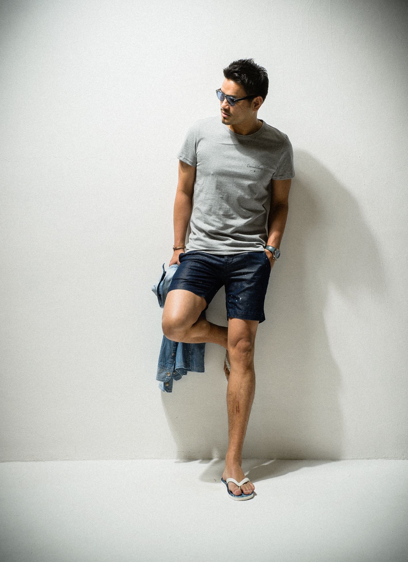 COOLMAX DENIM SHORTS / RC8-HP-014 / クールマックスデニムショーツ / インディゴA