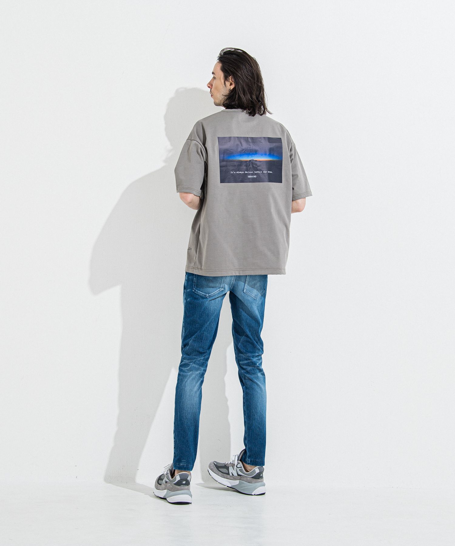 DENIM JERSEY CHRIS EASY TUCK PT / RC36-ST-016TD / ライトオンスデニムジャージイージータックパンツ / ダークインディゴ