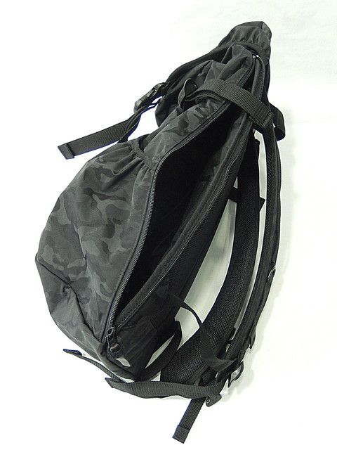ジャガードナイロン×oild cow leather バックパック / DCD-00601