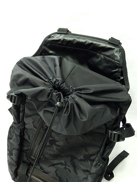 ジャガードナイロン×oild cow leather バックパック / DCD-00601