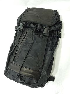 ジャガードナイロン×oild cow leather バックパック / DCD-00601
