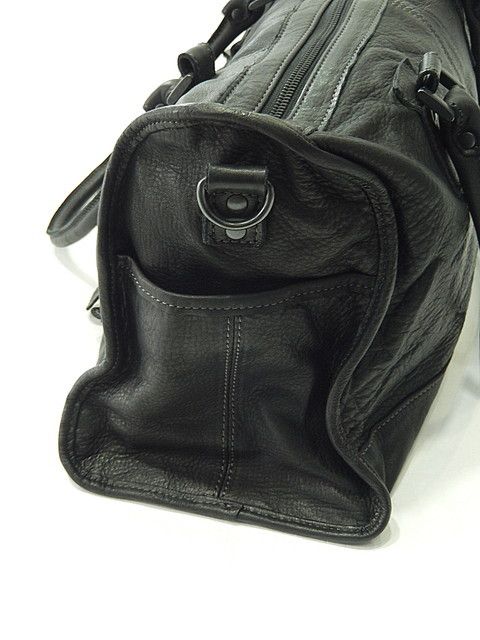 ディケード／DECADE バッグ ボストンバッグ 鞄 旅行鞄 メンズ 男性 男性用レザー 革 本革 ブラック 黒  DCD00816 2WAY ショルダーバッグ シボ革 シュリンクレザー