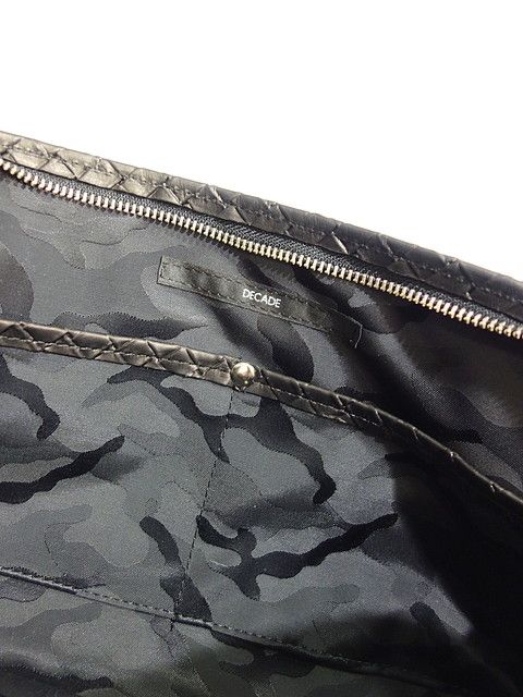 Embossed Mesh Leather クラッチバッグ / DCD-00924