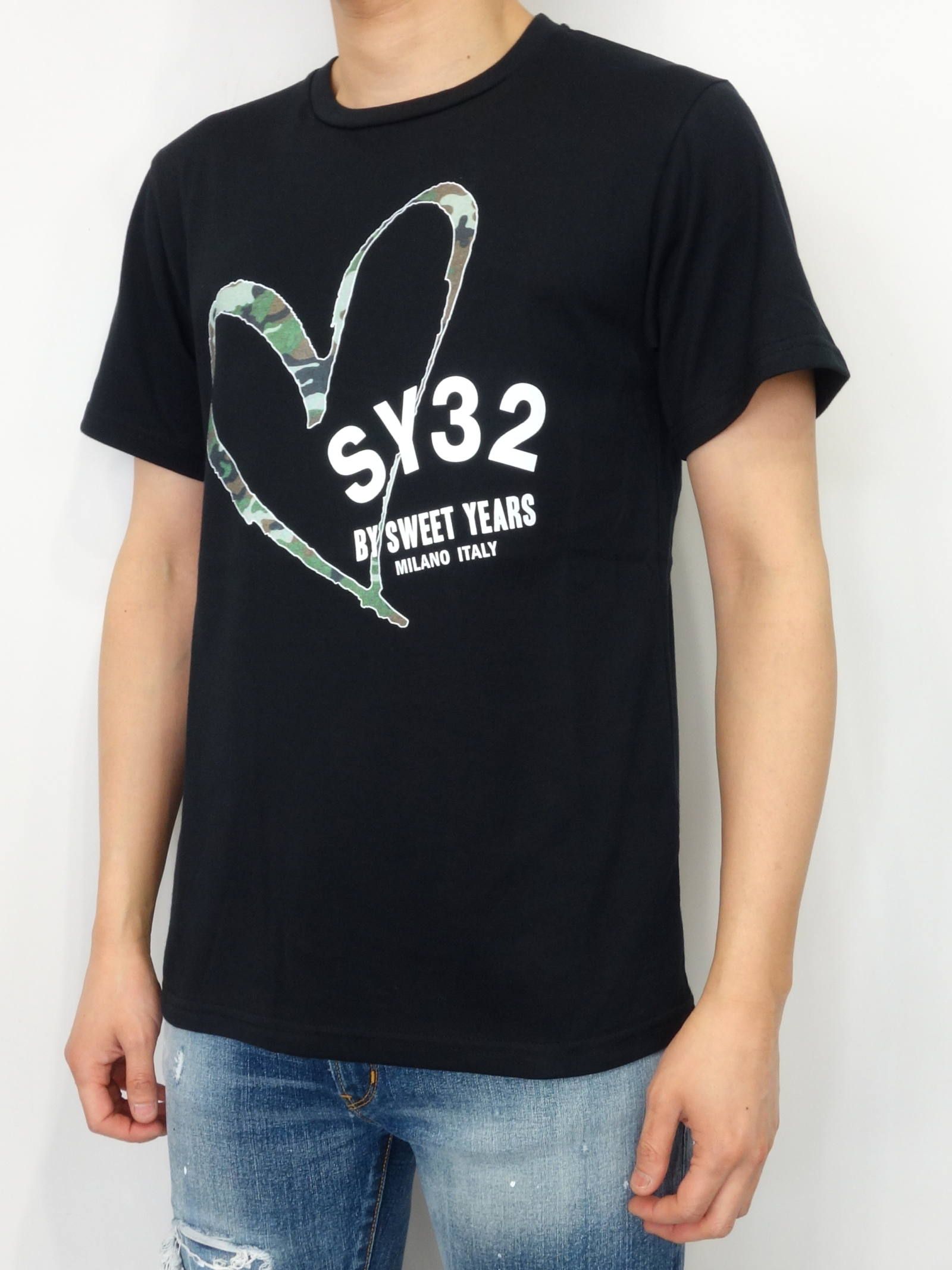 HEART CAMO TEE / 9028T / Tシャツ