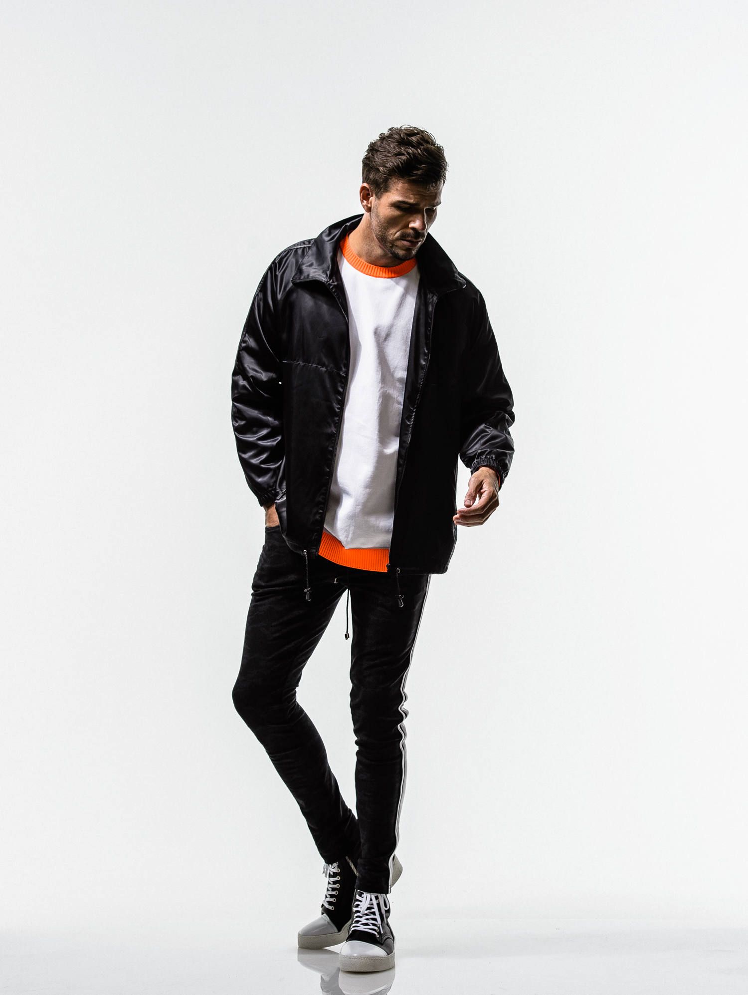 SATIN OVER TRACK JACKET / RC14-C-003 / トラックジャケット