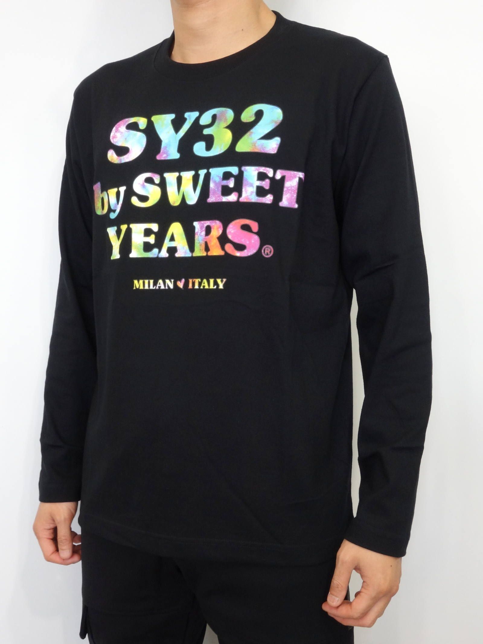 SY32 by SWEET YEARS - TIE DYE GRAPHIC L/S TEE / 9126T 
