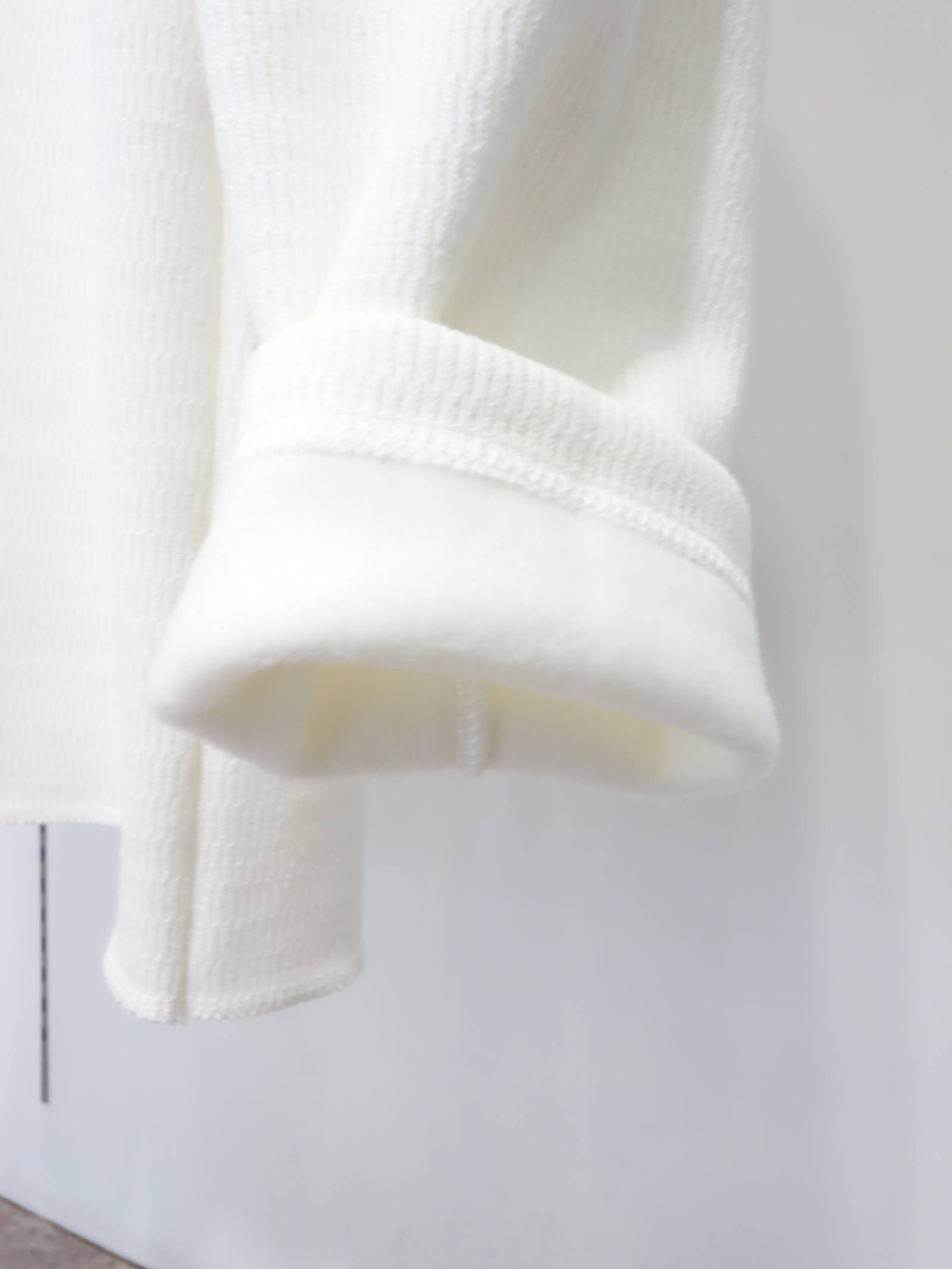 VELOURS FLEECE NEO THERMAL / RC34-C-001 / 裏起毛サーマルロングTシャツ / ホワイト