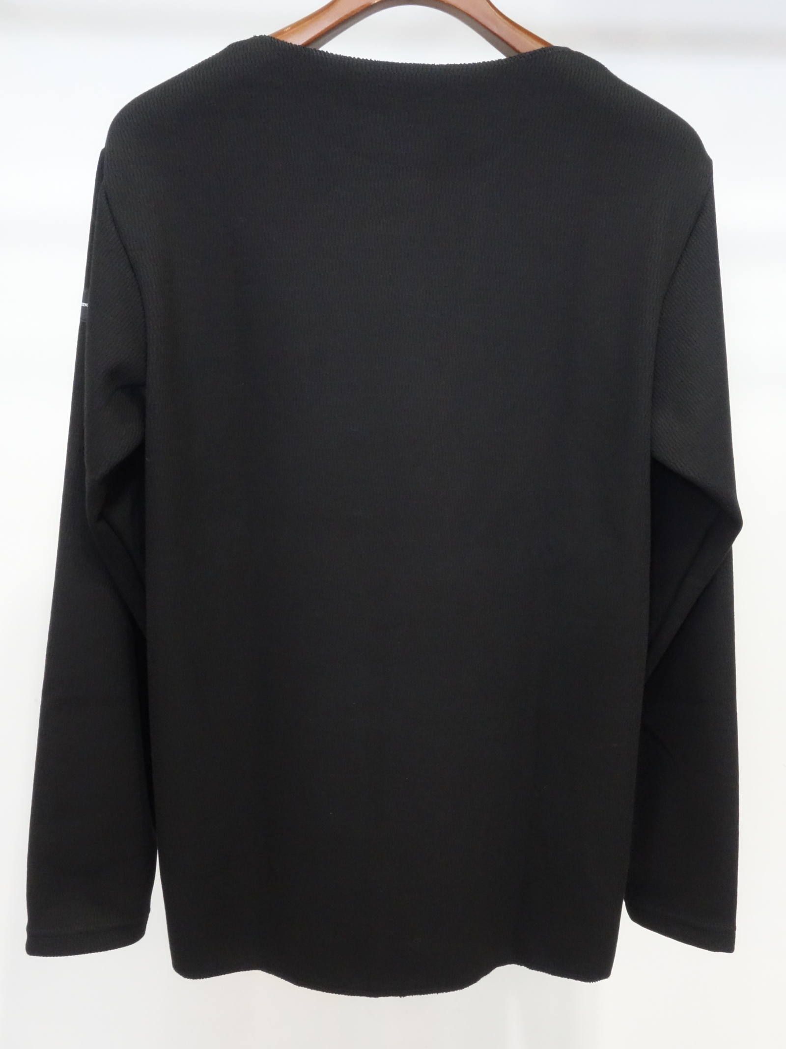 VELOURS FLEECE NEO THERMAL / RC34-C-001 / 裏起毛サーマルロングTシャツ / ブラック