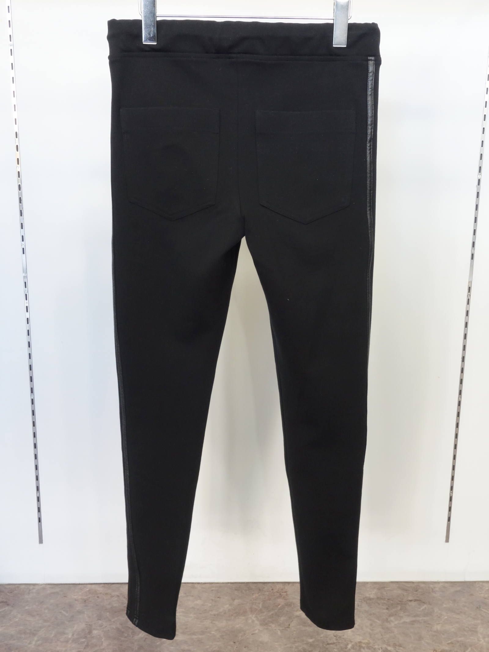 BLIND LINE PT / BASIC-ST-008 / ラインパンツ / ブラック×レザーブラック (1月上旬入荷予定)