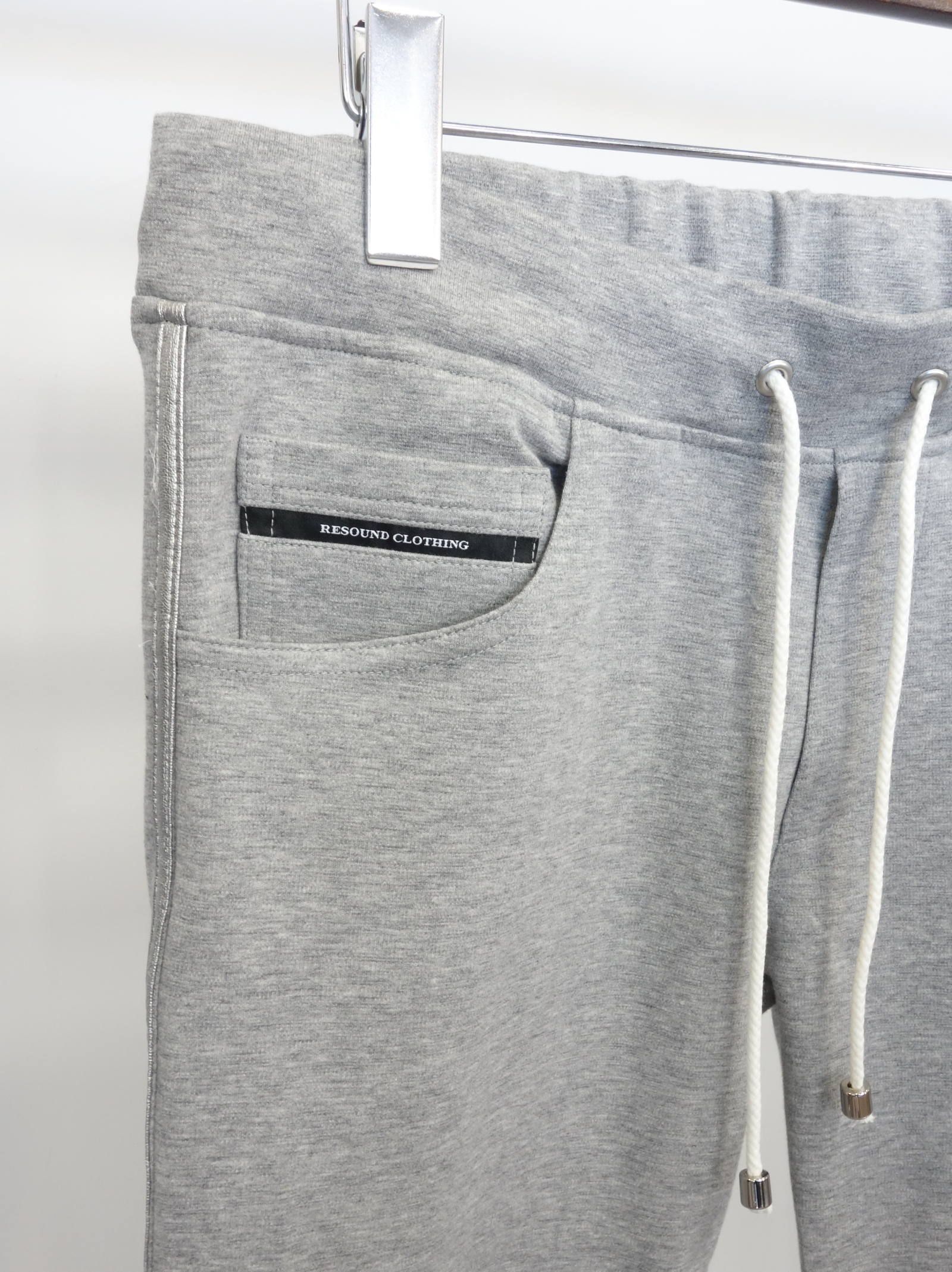 BLIND LINE PT / BASIC-ST-008 / ラインパンツ / グレー×シルバー (1月上旬入荷予定)